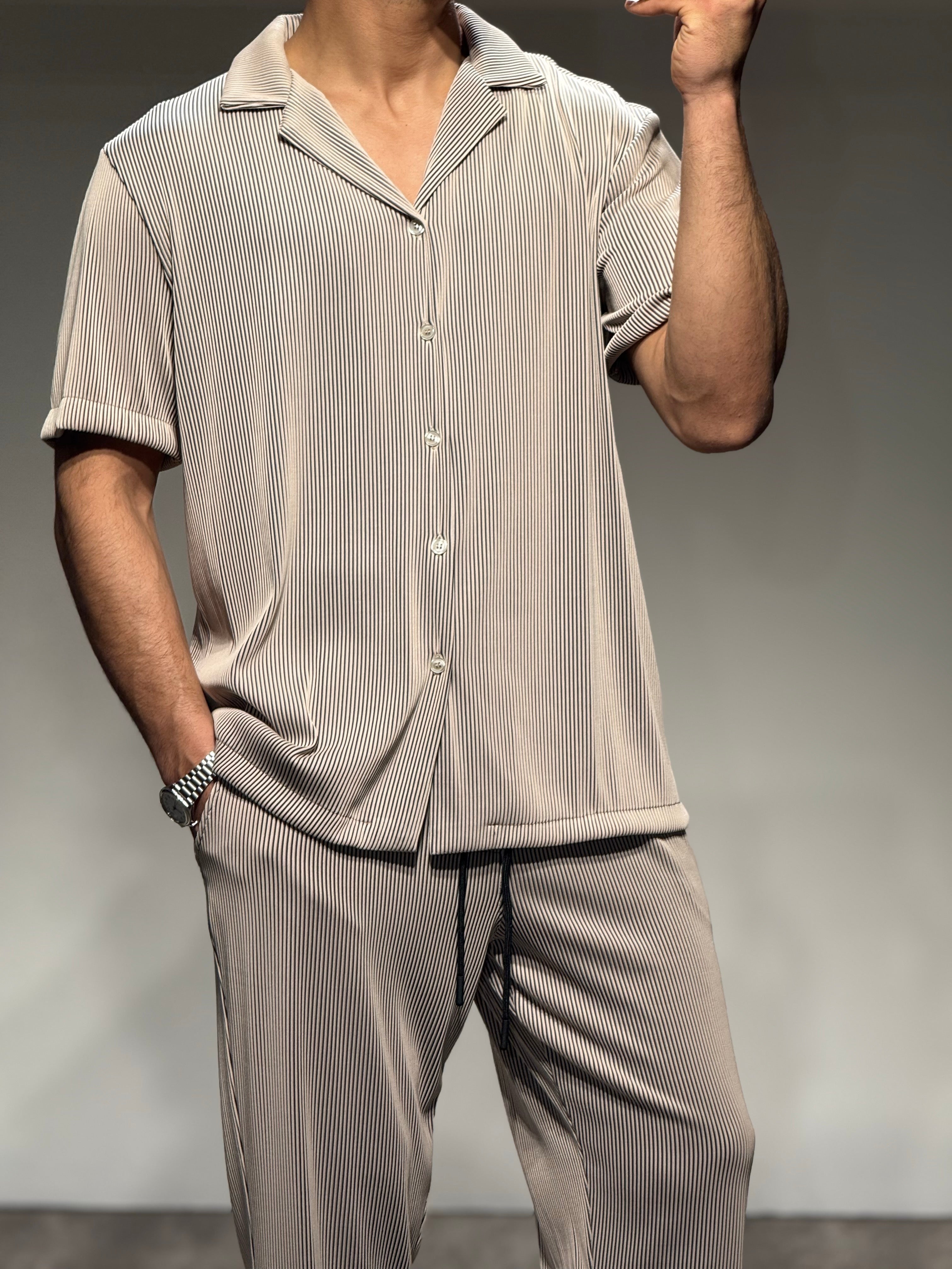 Ensemble Pablo velvet beige