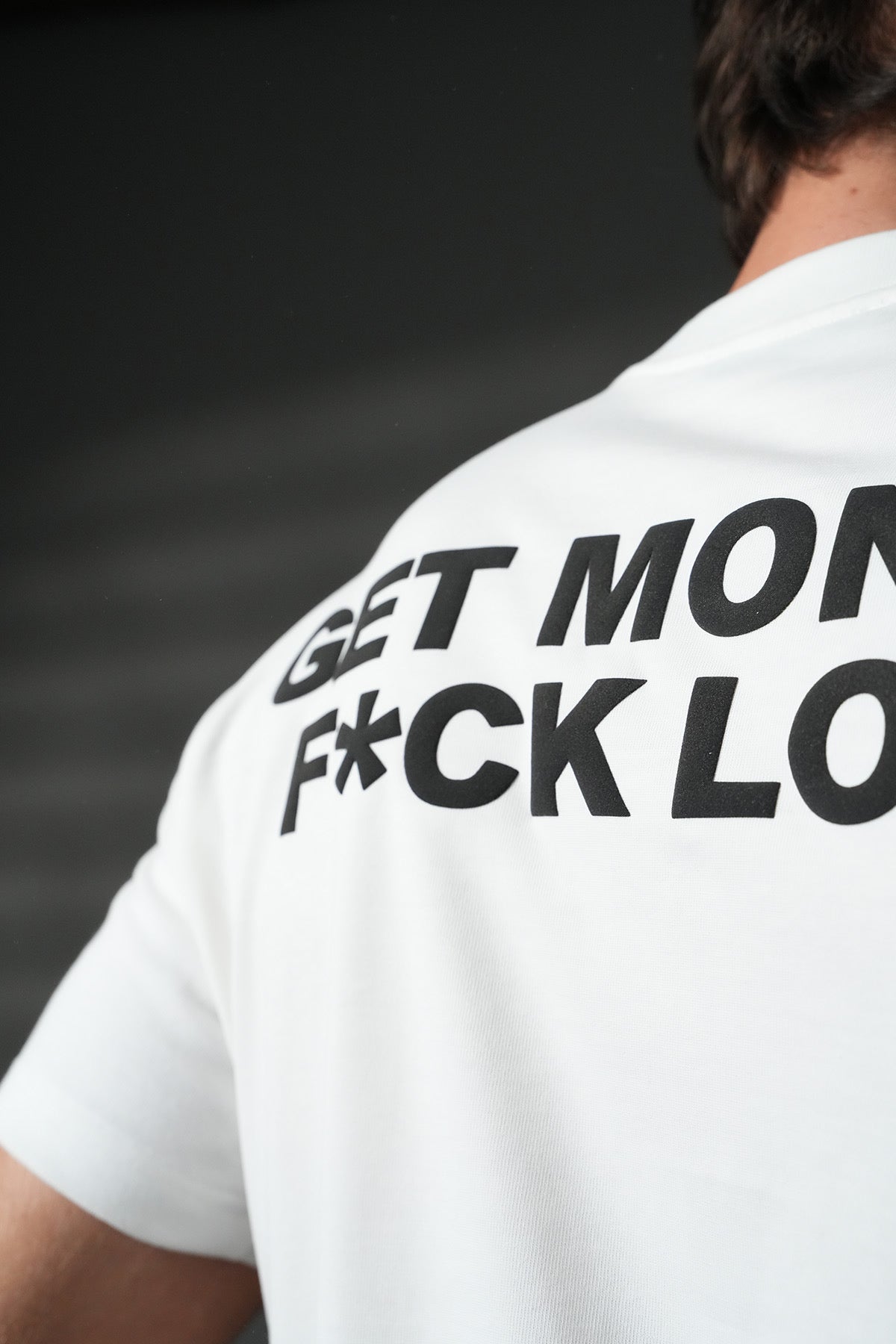 T-Shirt Get Money blanc