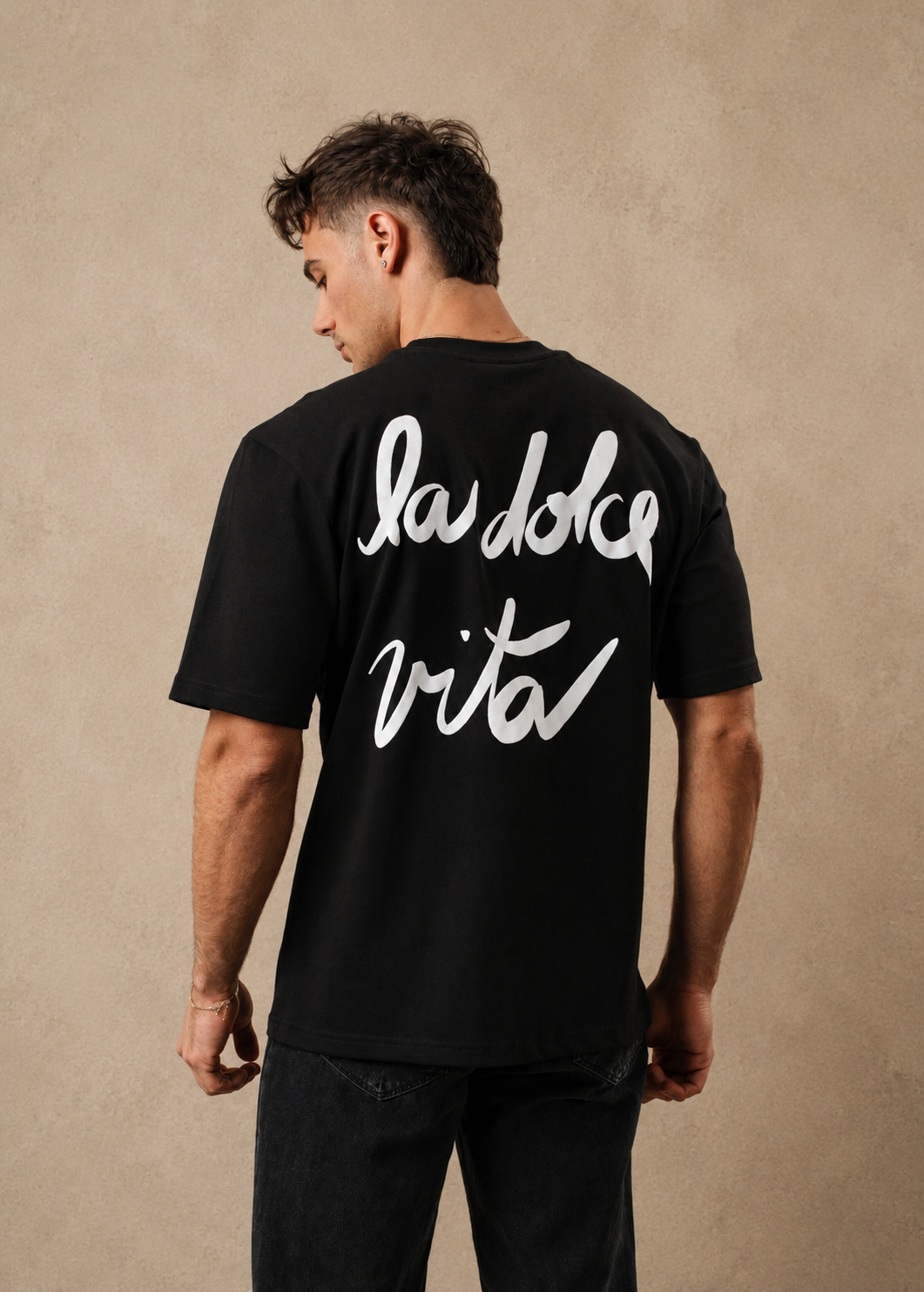 T-Shirt Dolce Vita noir