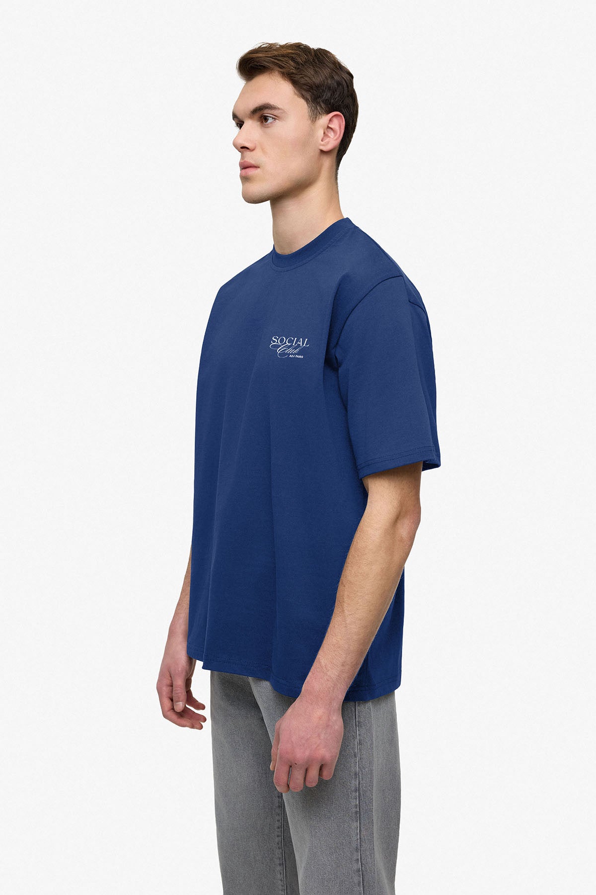 T-Shirt Social Club bleu