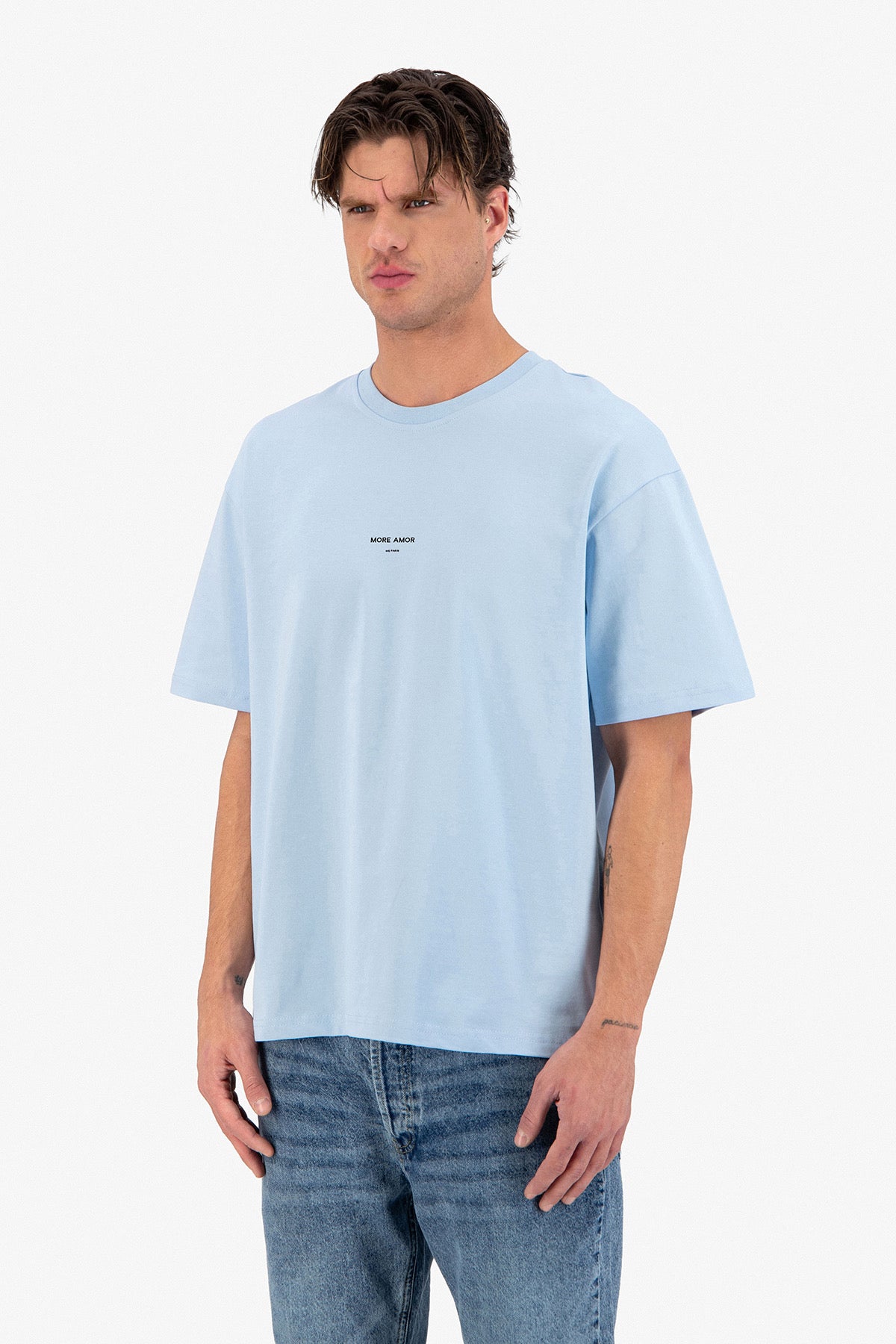 T-Shirt Por Favor bleu