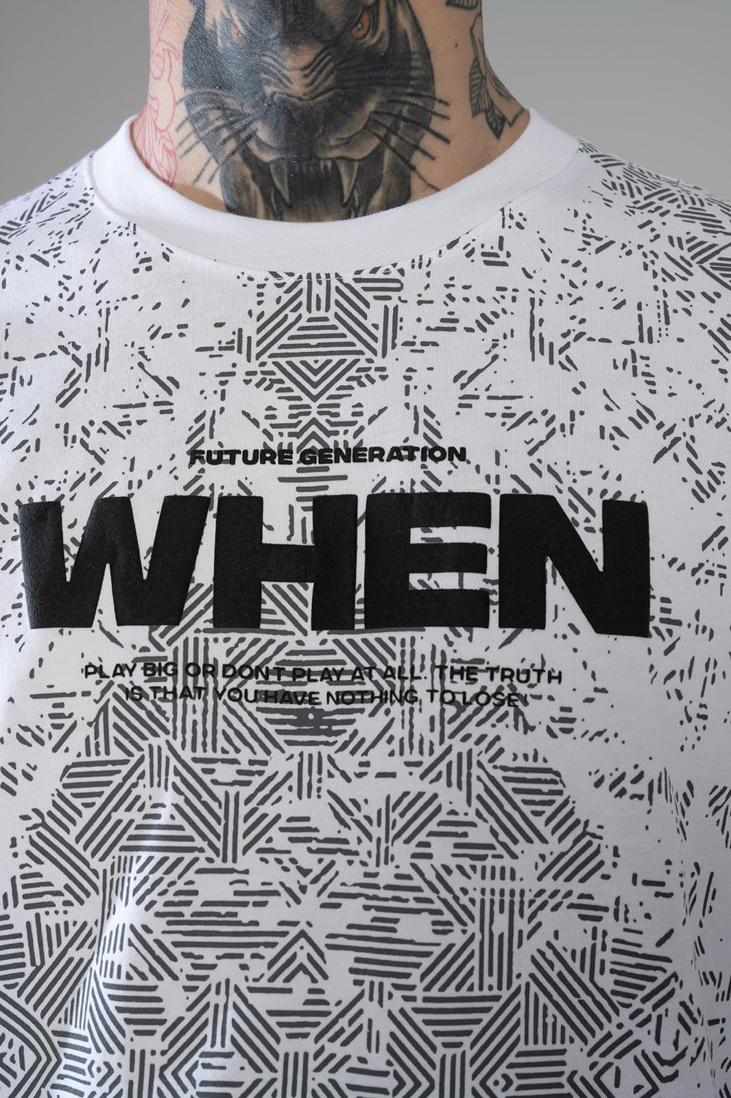T-shirt WHEN blanc