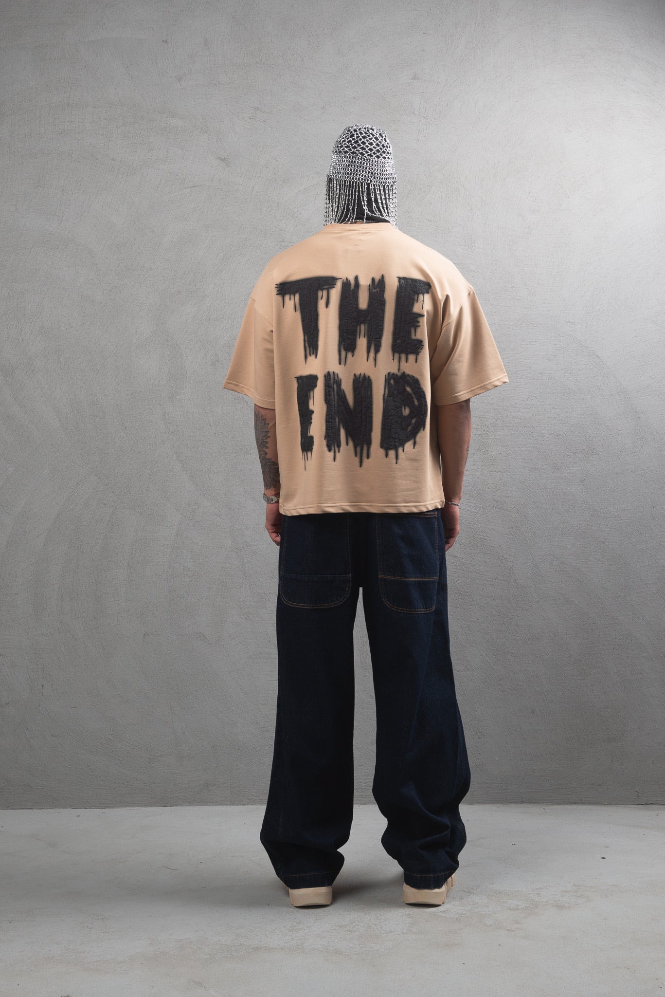 T-shirt Oversize The End beige