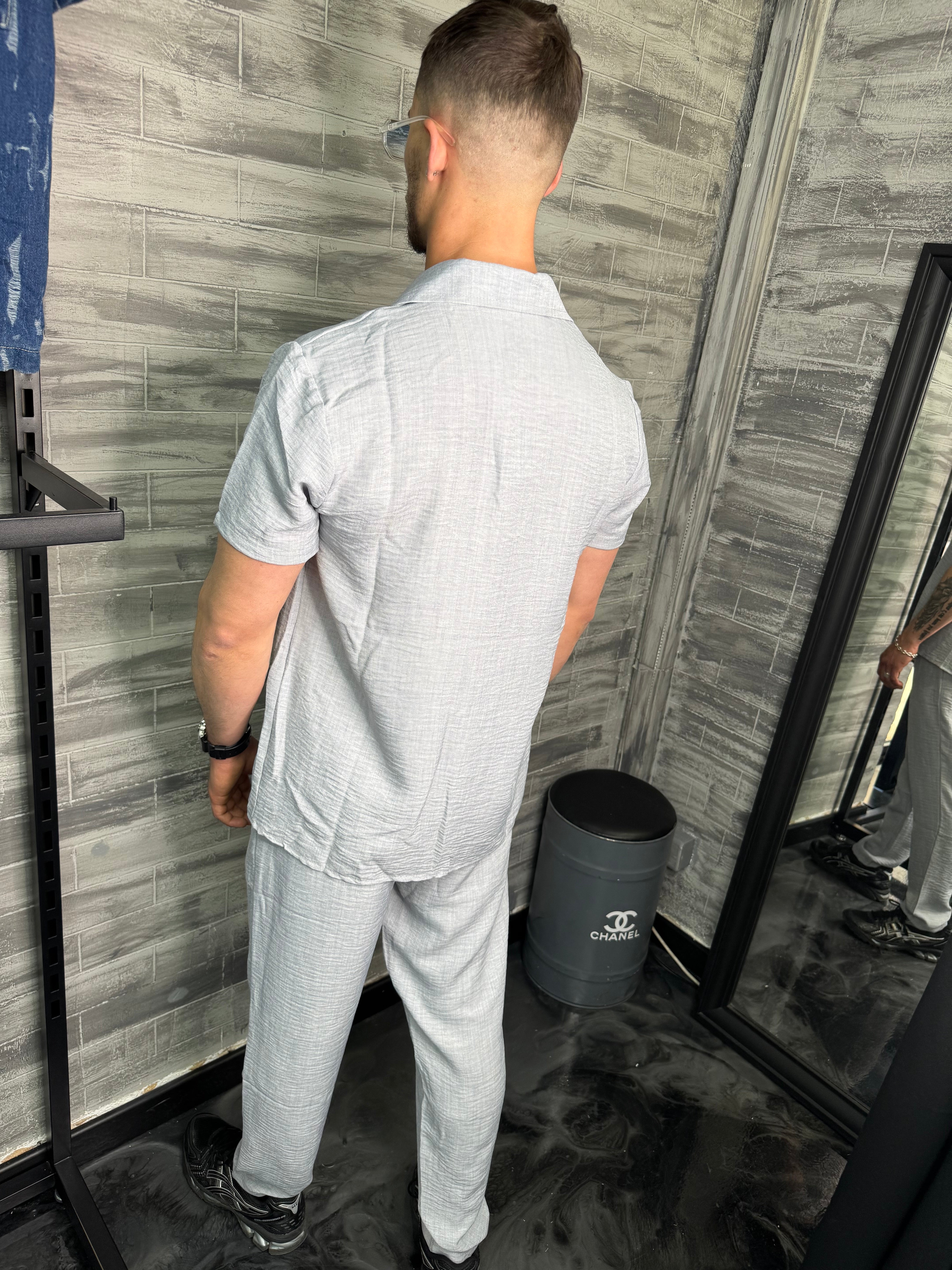 Ensemble Ibiza Lin gris