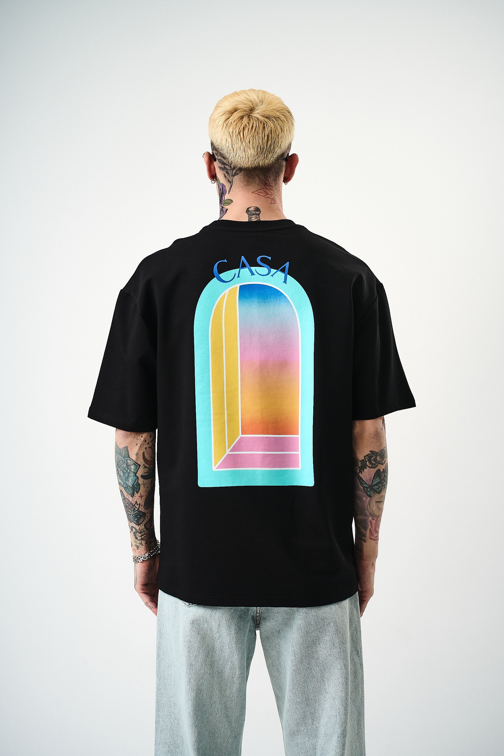 T-shirt Casa noir