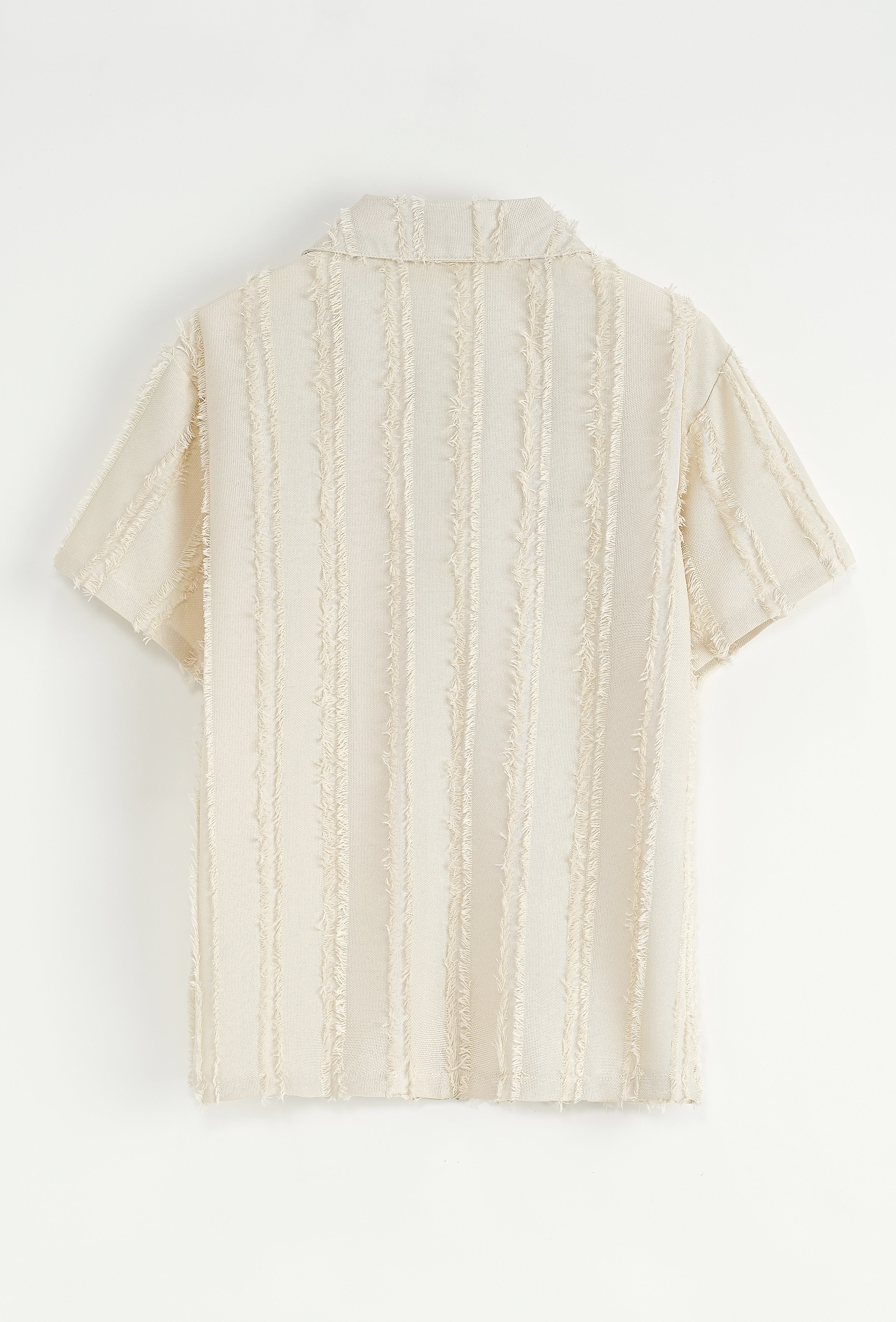 Ensemble Lisbone short + chemise beige