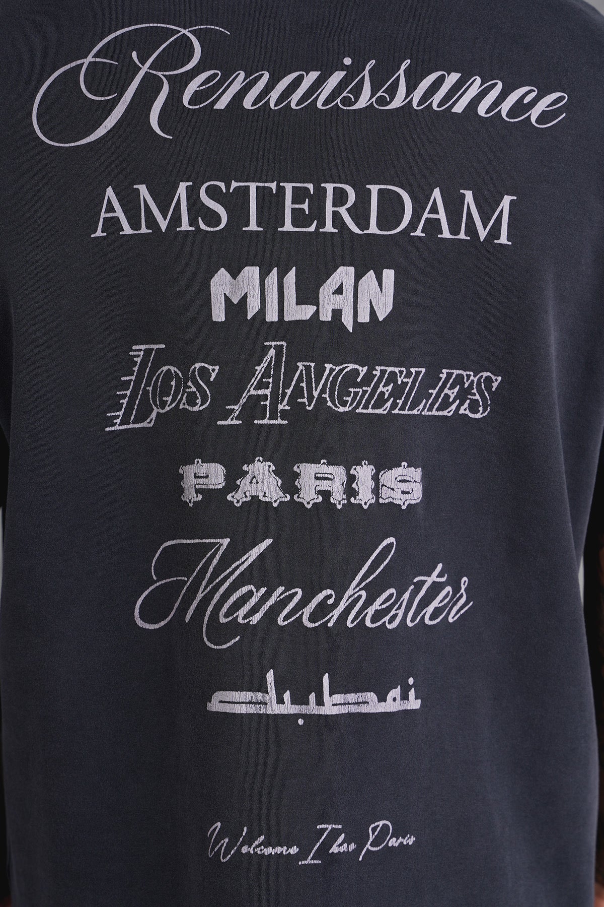 T-Shirt Los Angeles anthracite