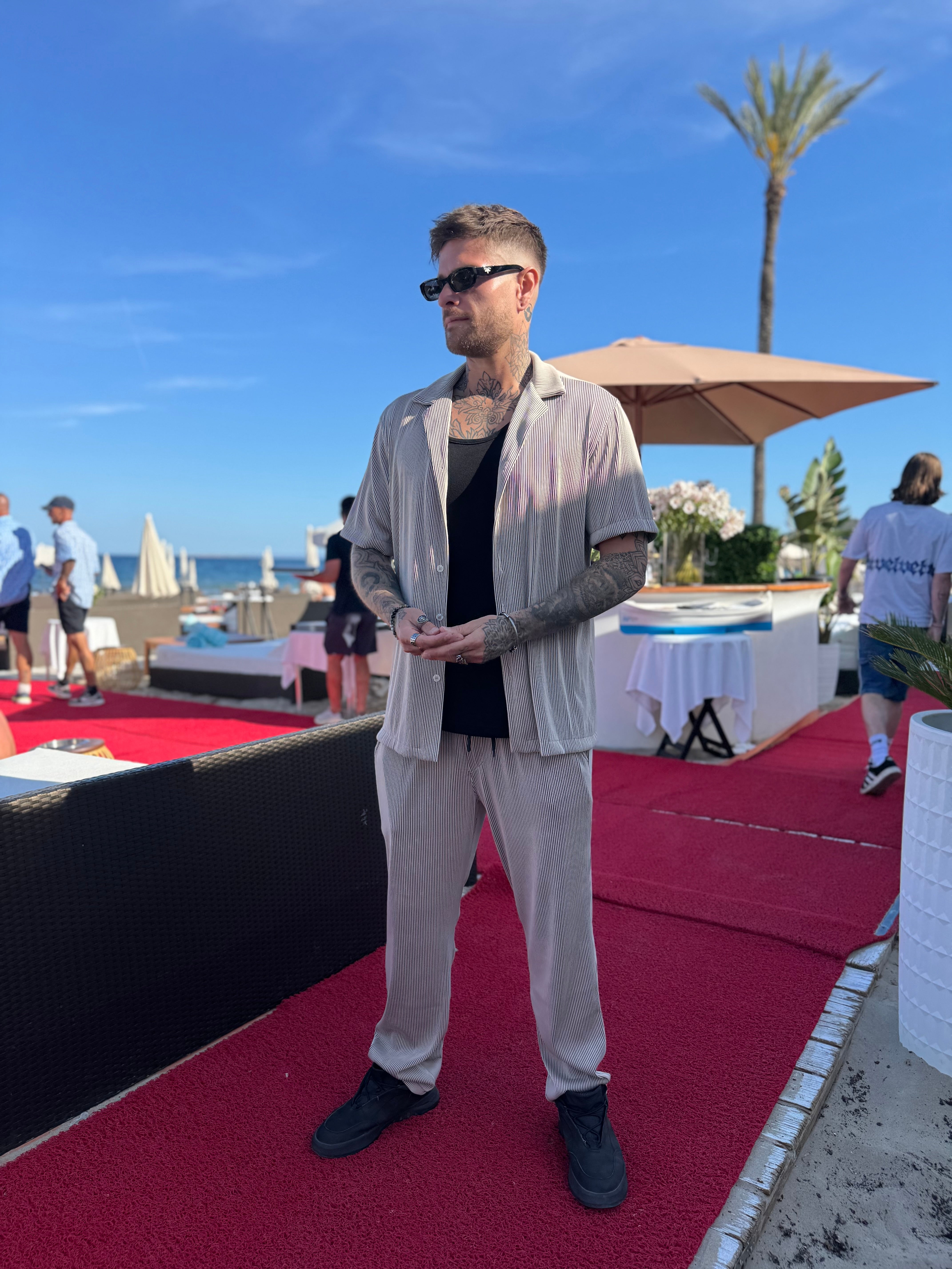 Ensemble Pablo velvet beige