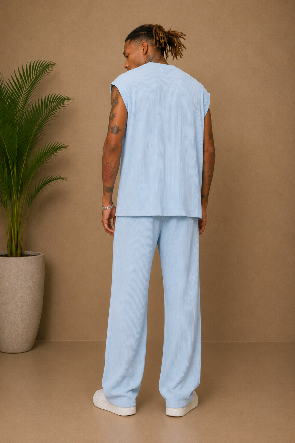 Ensemble Marbella bleu