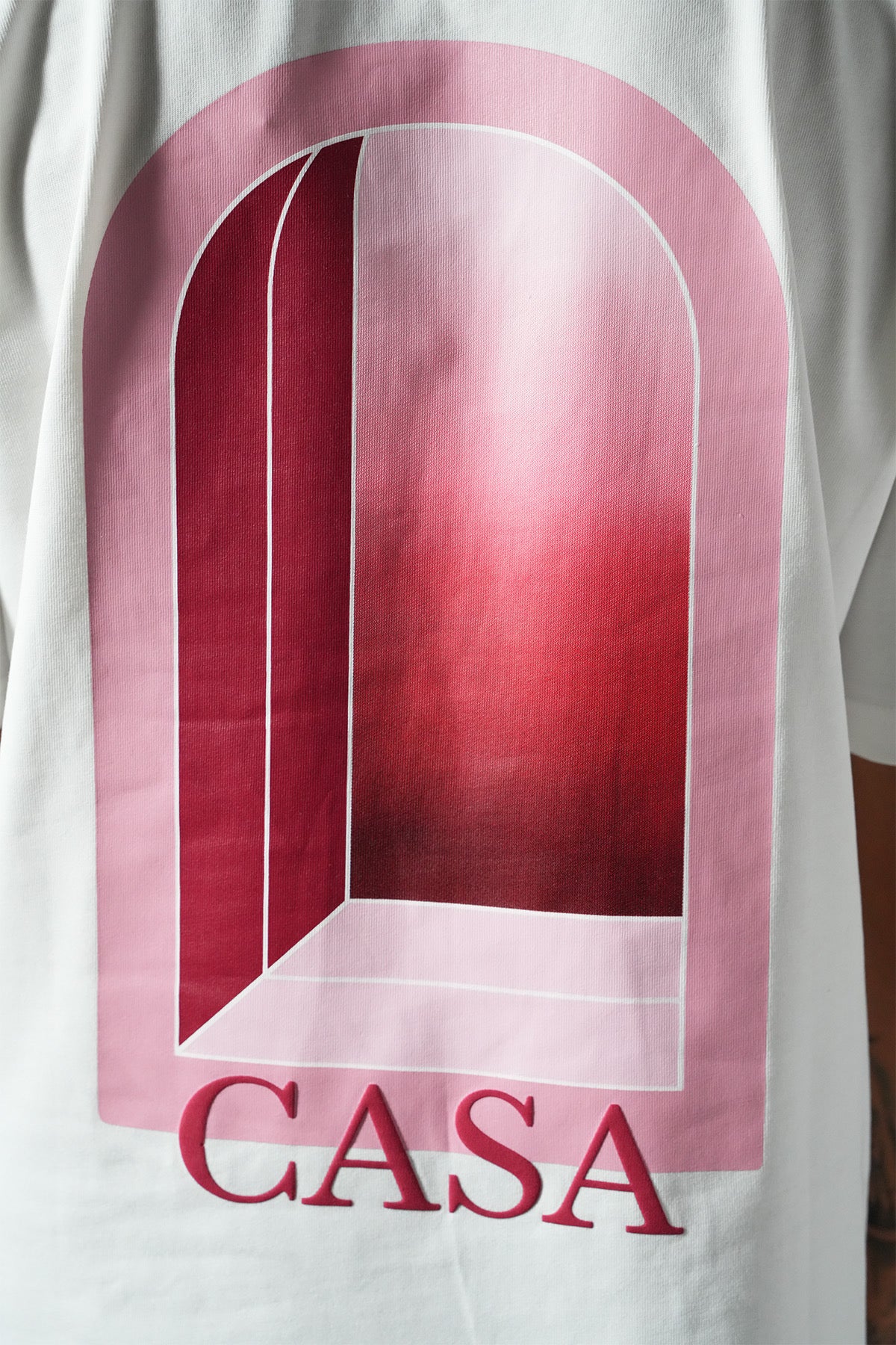 T-Shirt Casa blanc / rouge