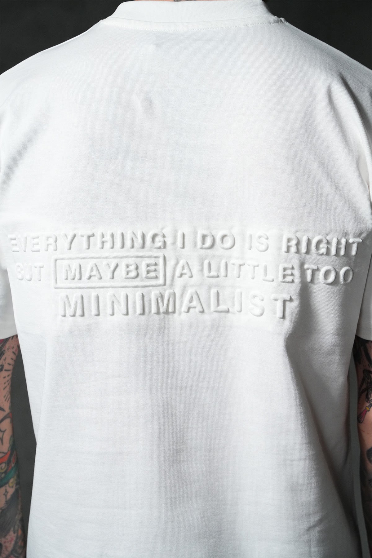 T-Shirt Minimaliste blanc