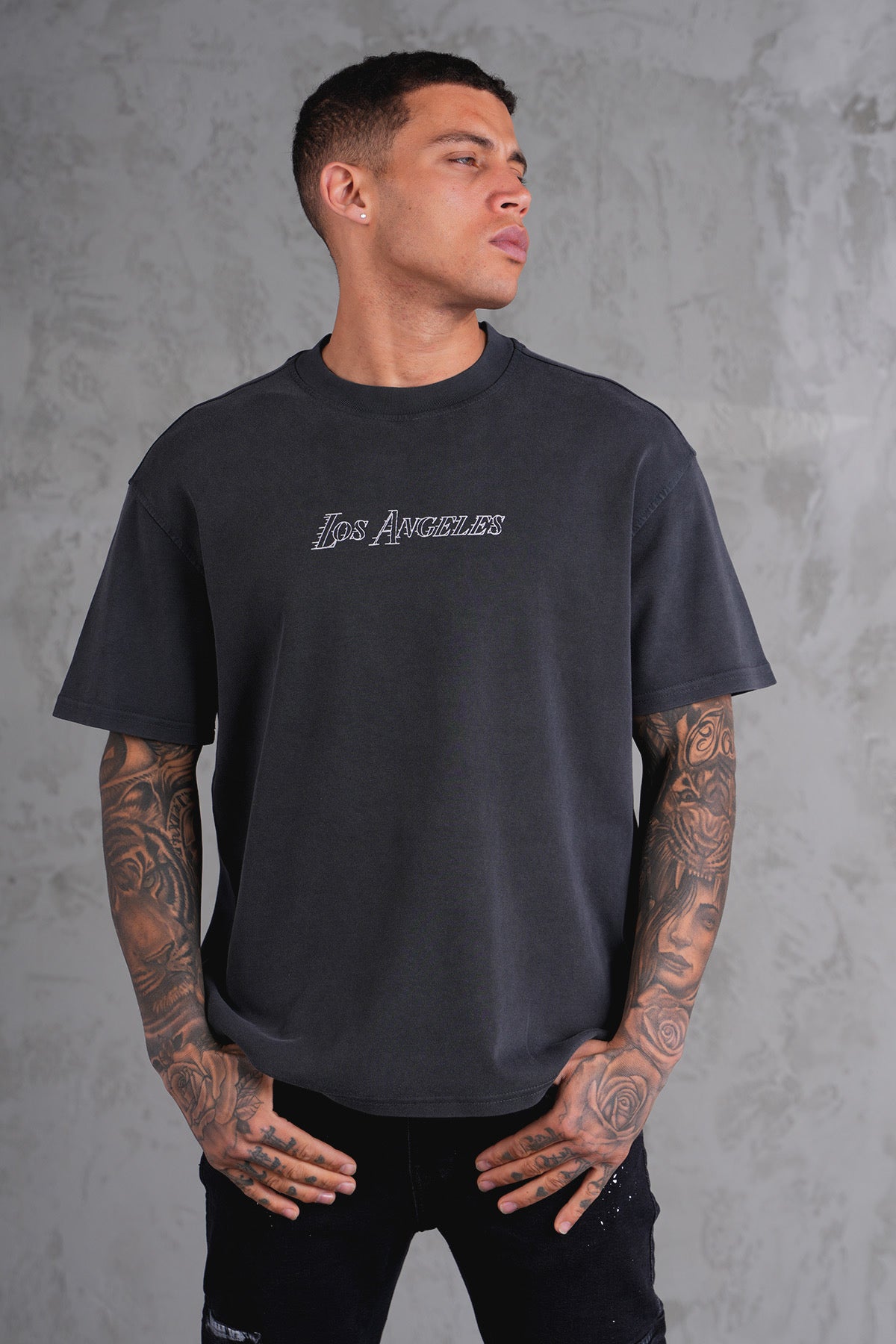 T-Shirt Los Angeles anthracite