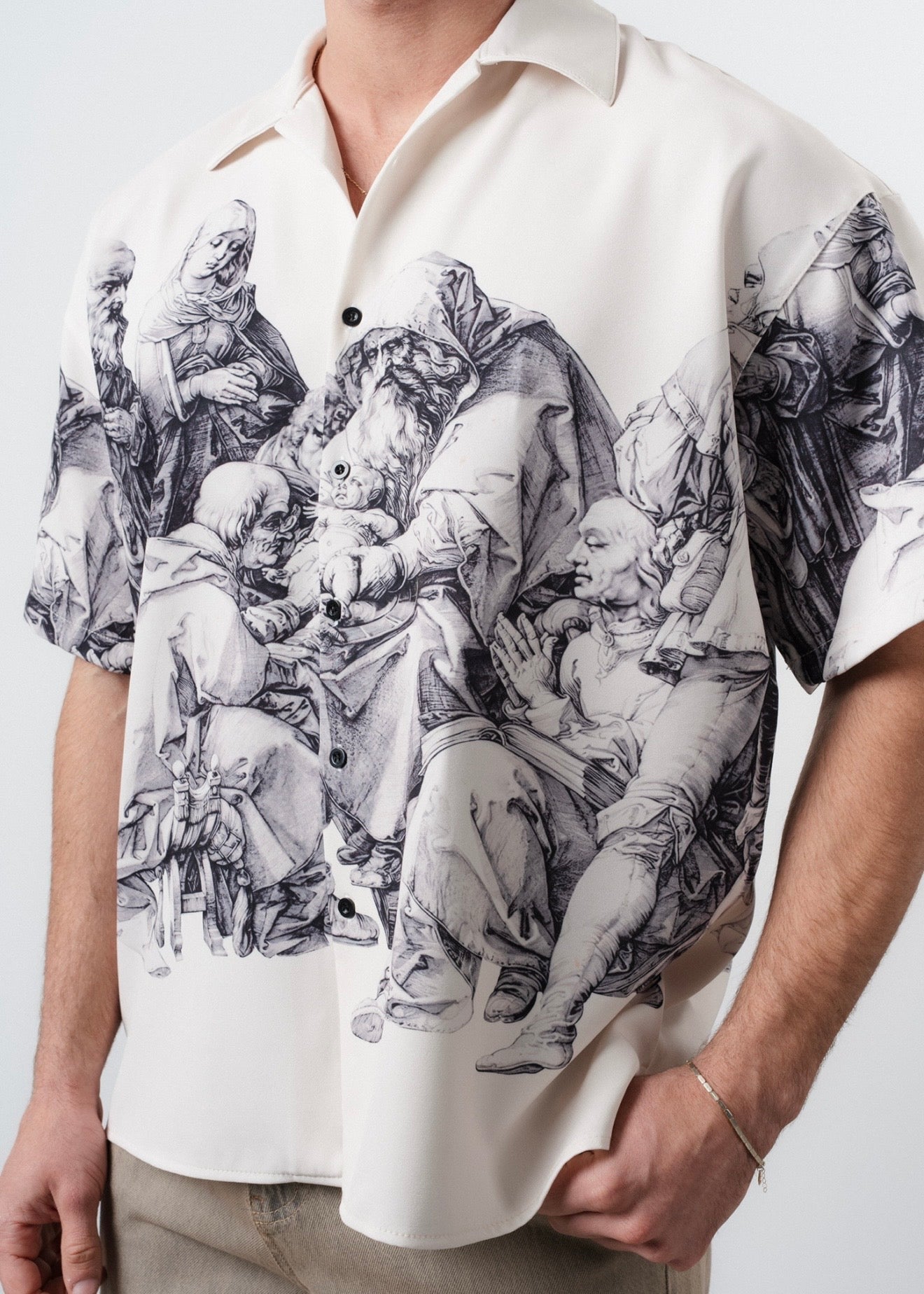Chemise oversize Freedom blanche