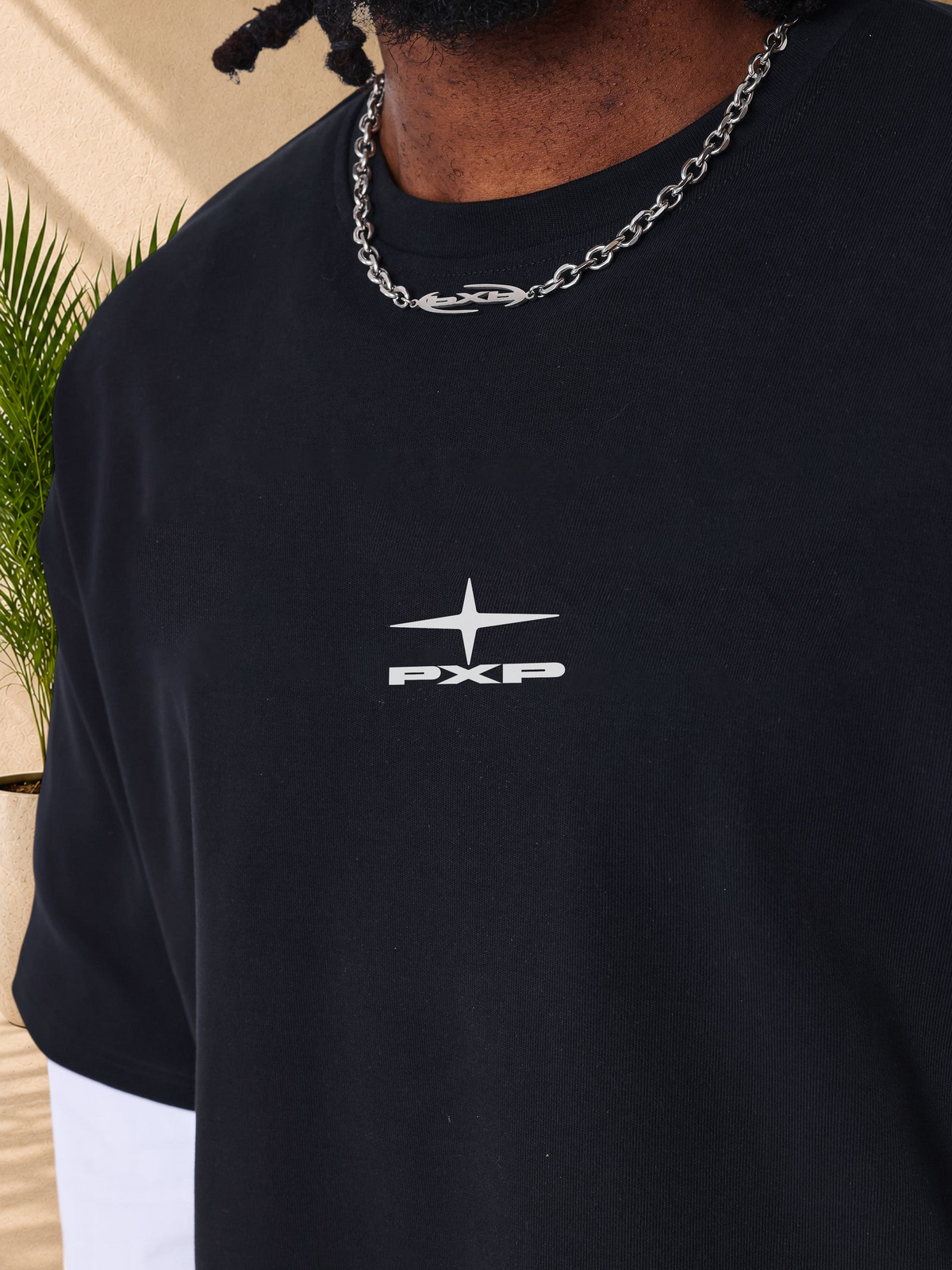 PXP - T-SHIRT MANCHE LONGUE CHANGE THE GAME NOIR