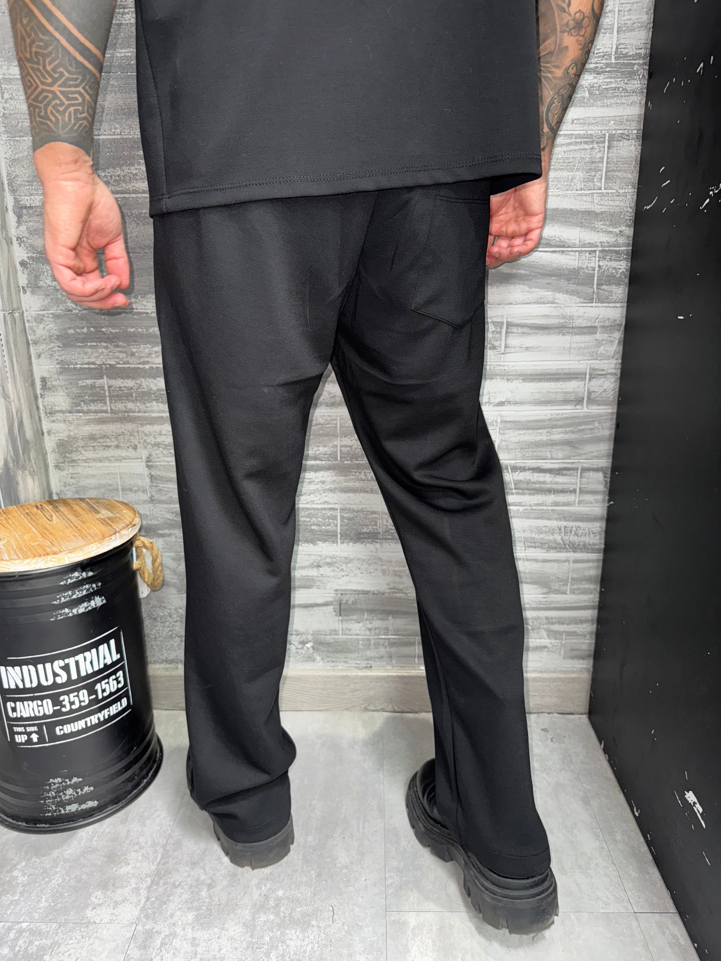 Pantalon fluide noir Tulum