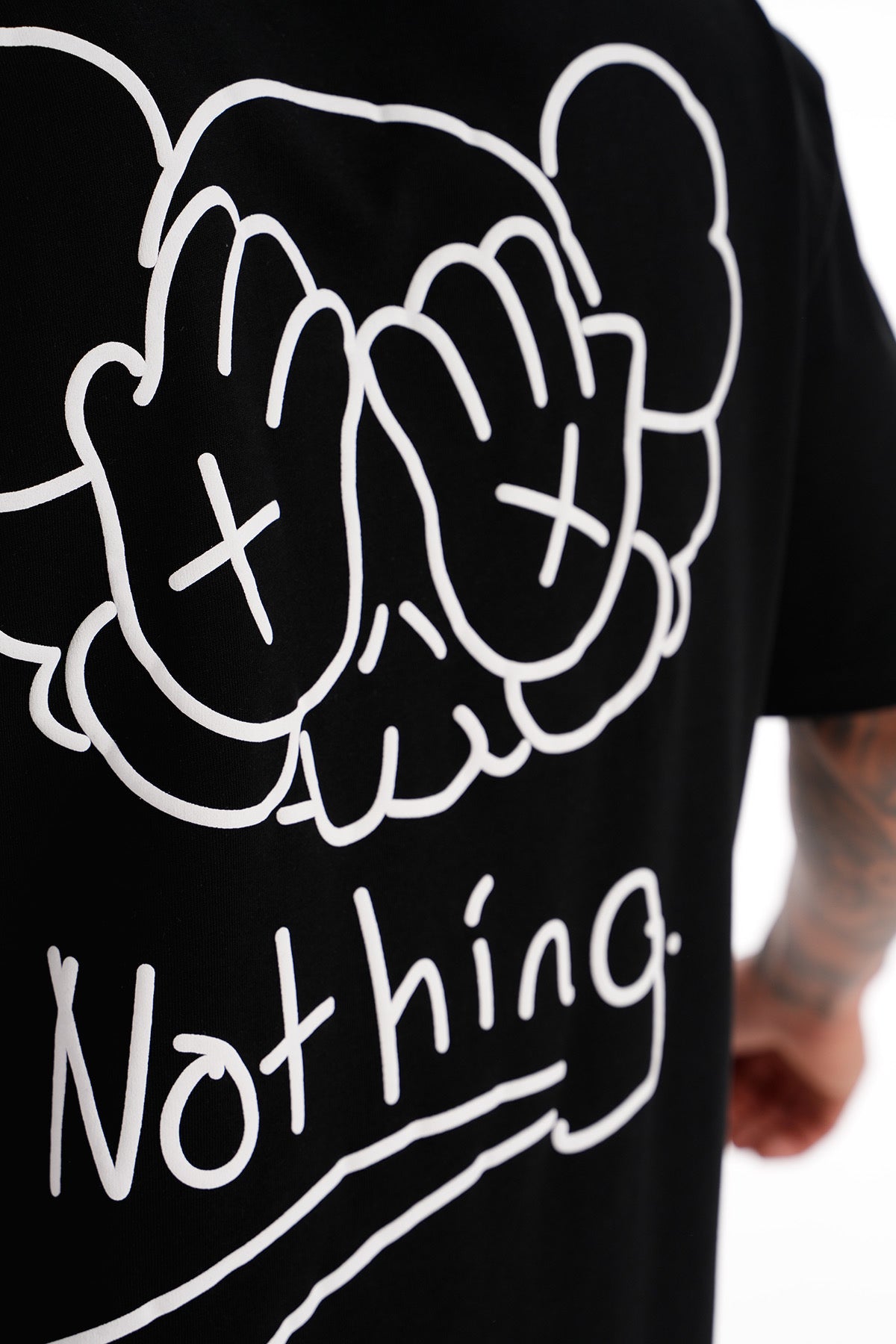 T-Shirt Nothing noir