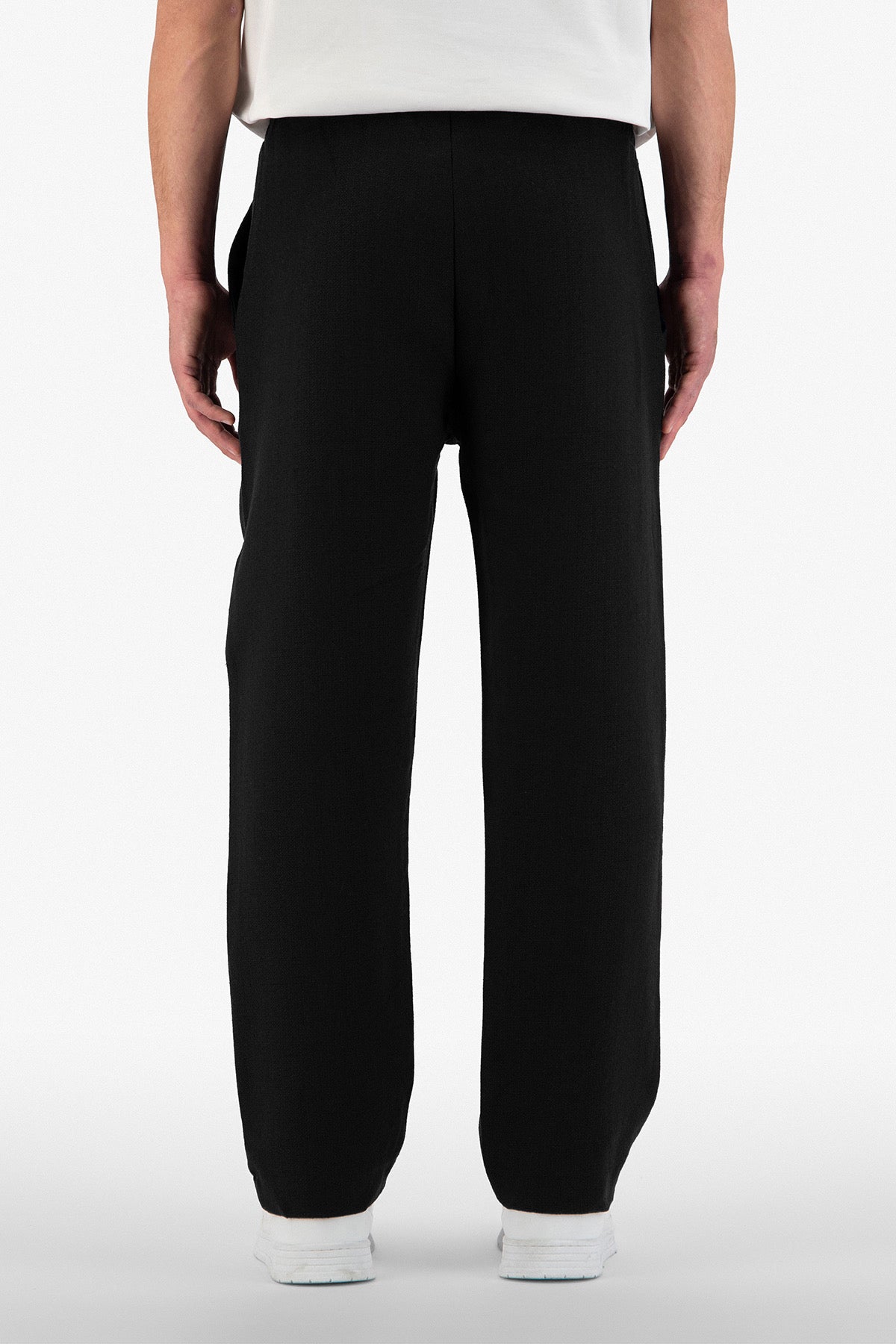 Pantalon Jacquard noir