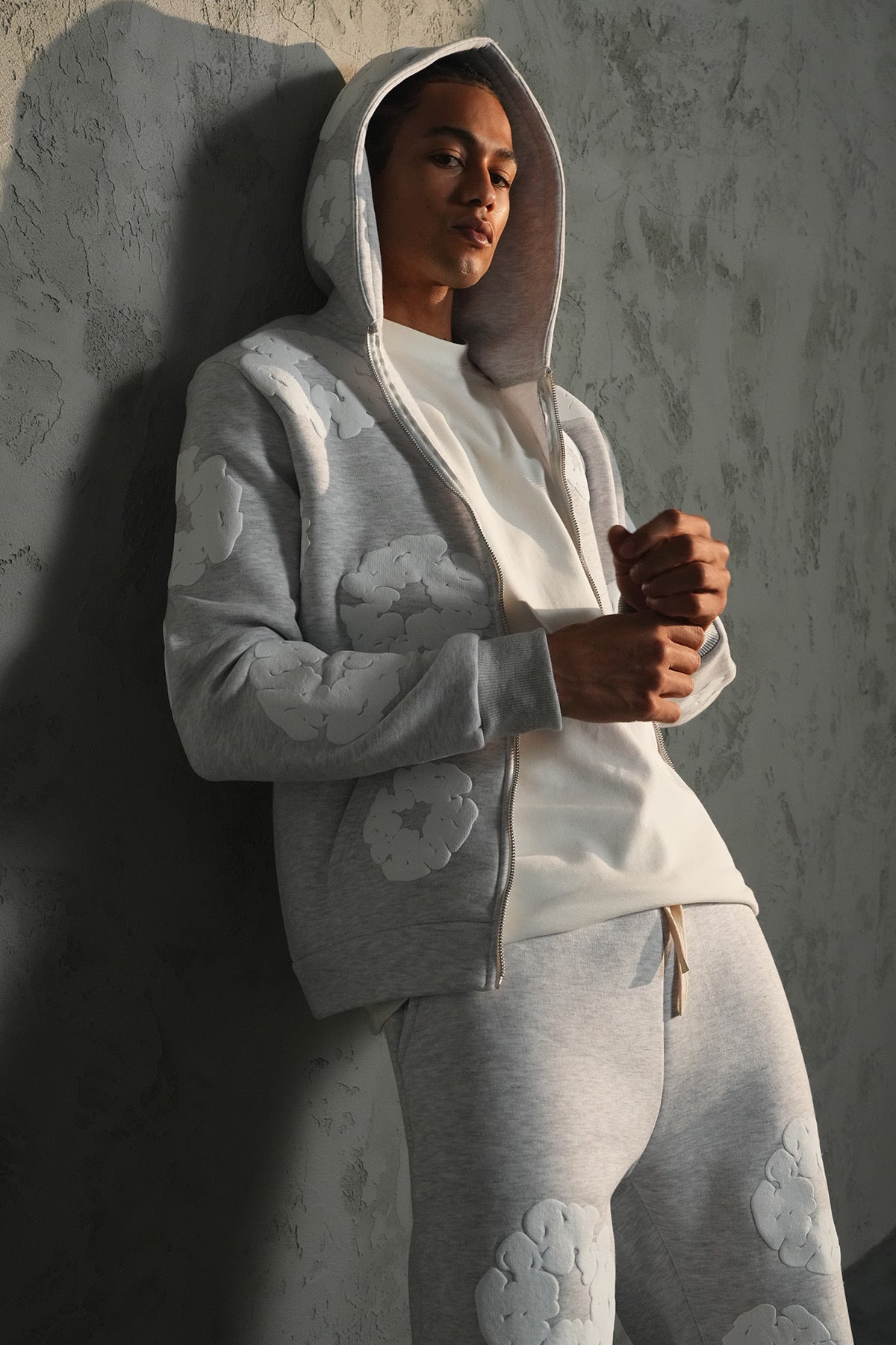 Ensemble veste Tears gris