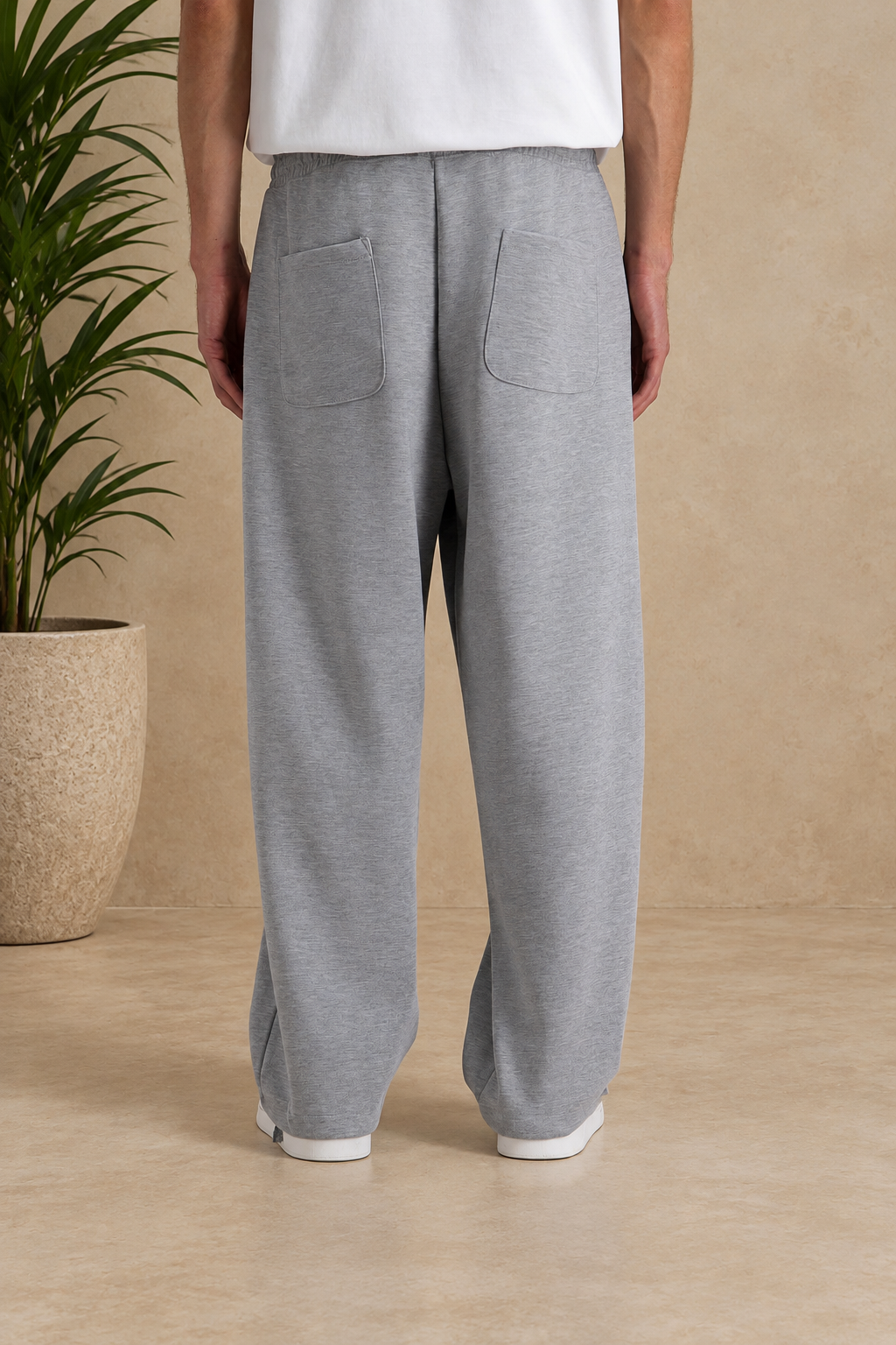 Pantalon jogg loose gris