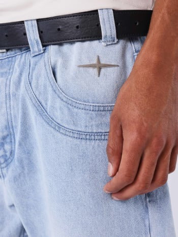 PXP - Jean bleu urbain étoile