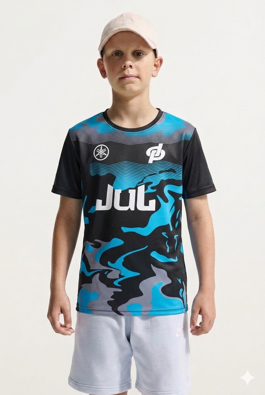 T-shirt enfant bleu JUL