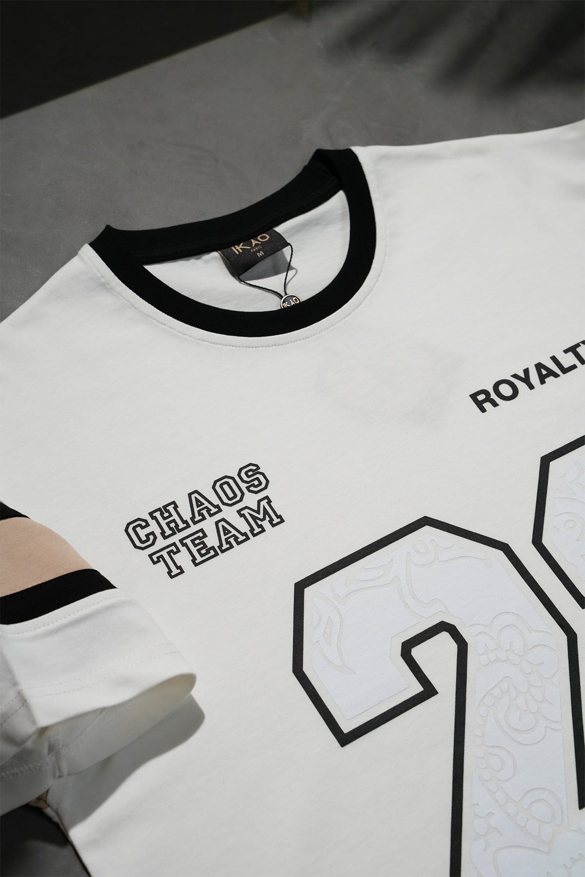 T-Shirt maillot Royalty 21 blanc