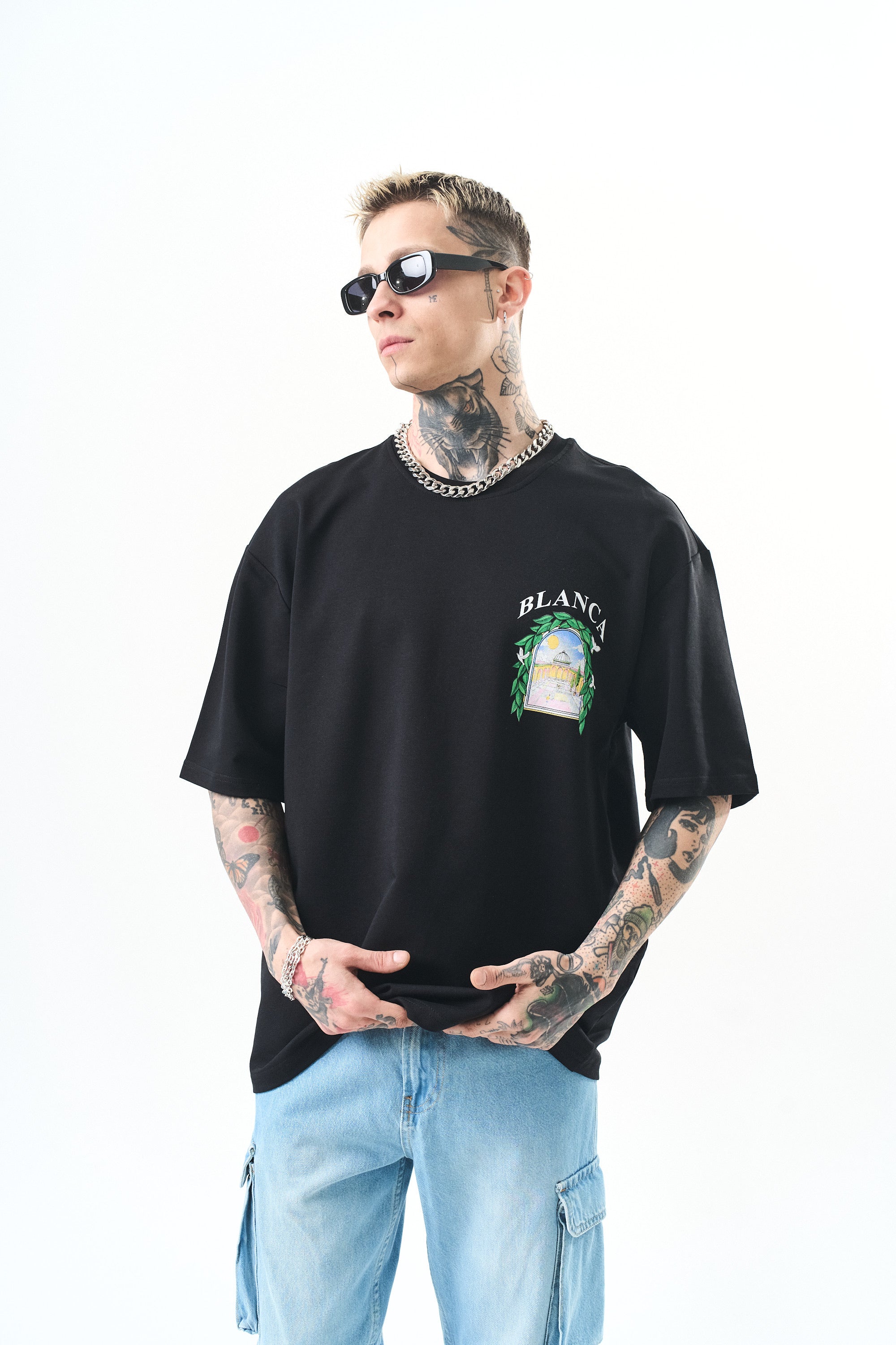 T-shirt Blanca noir