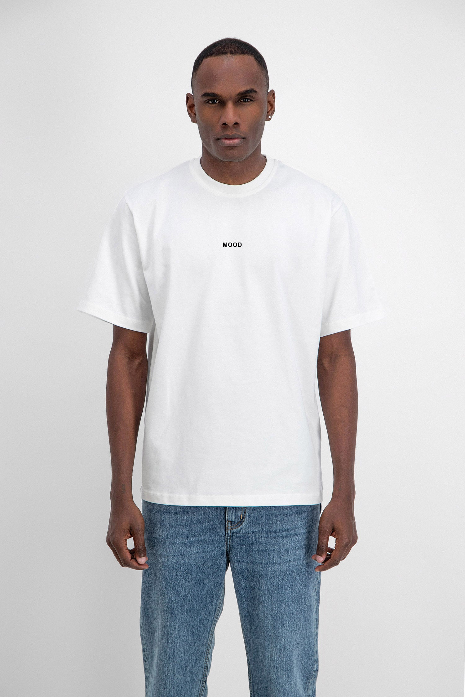 T-shirt Mood blanc
