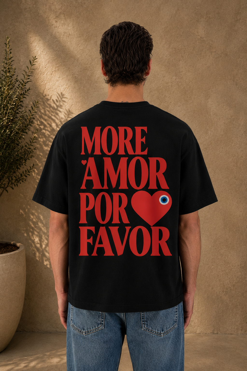 T-Shirt Por Favor noir