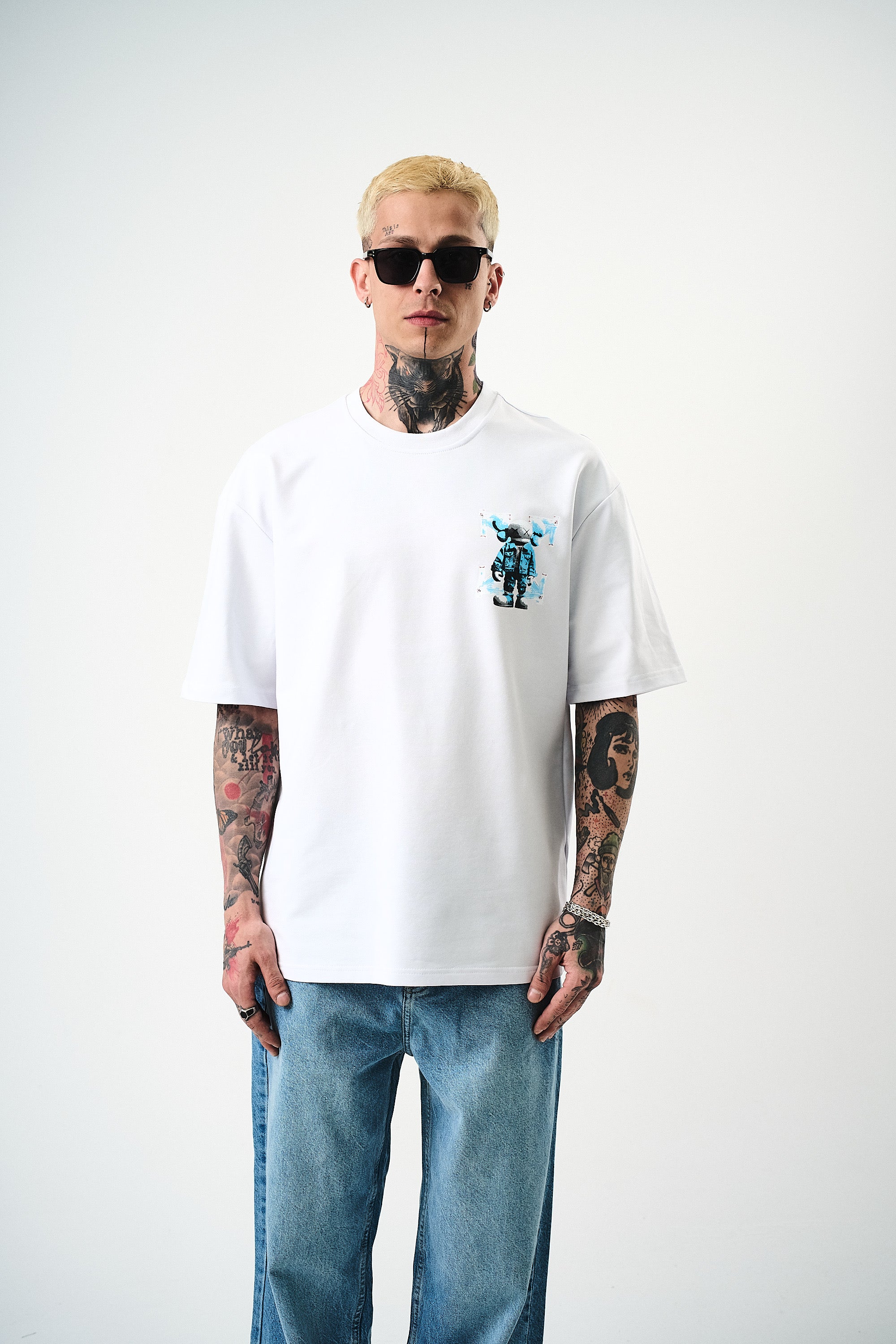 T-shirt Ourson blanc