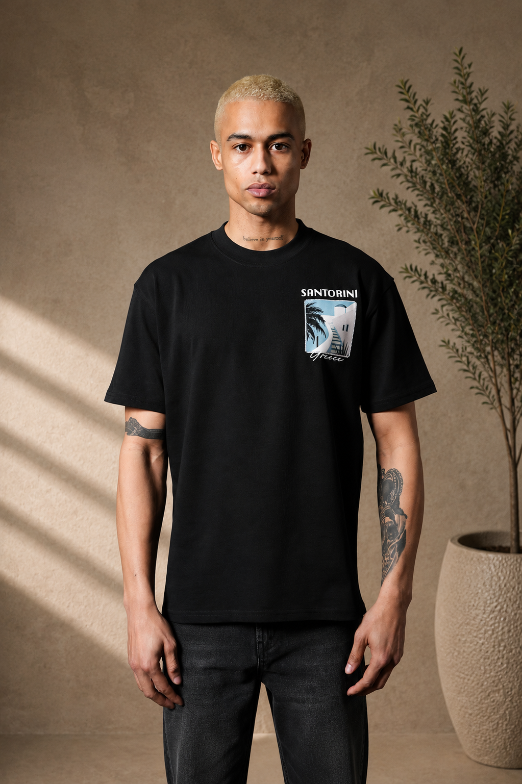 T-Shirt santorin noir