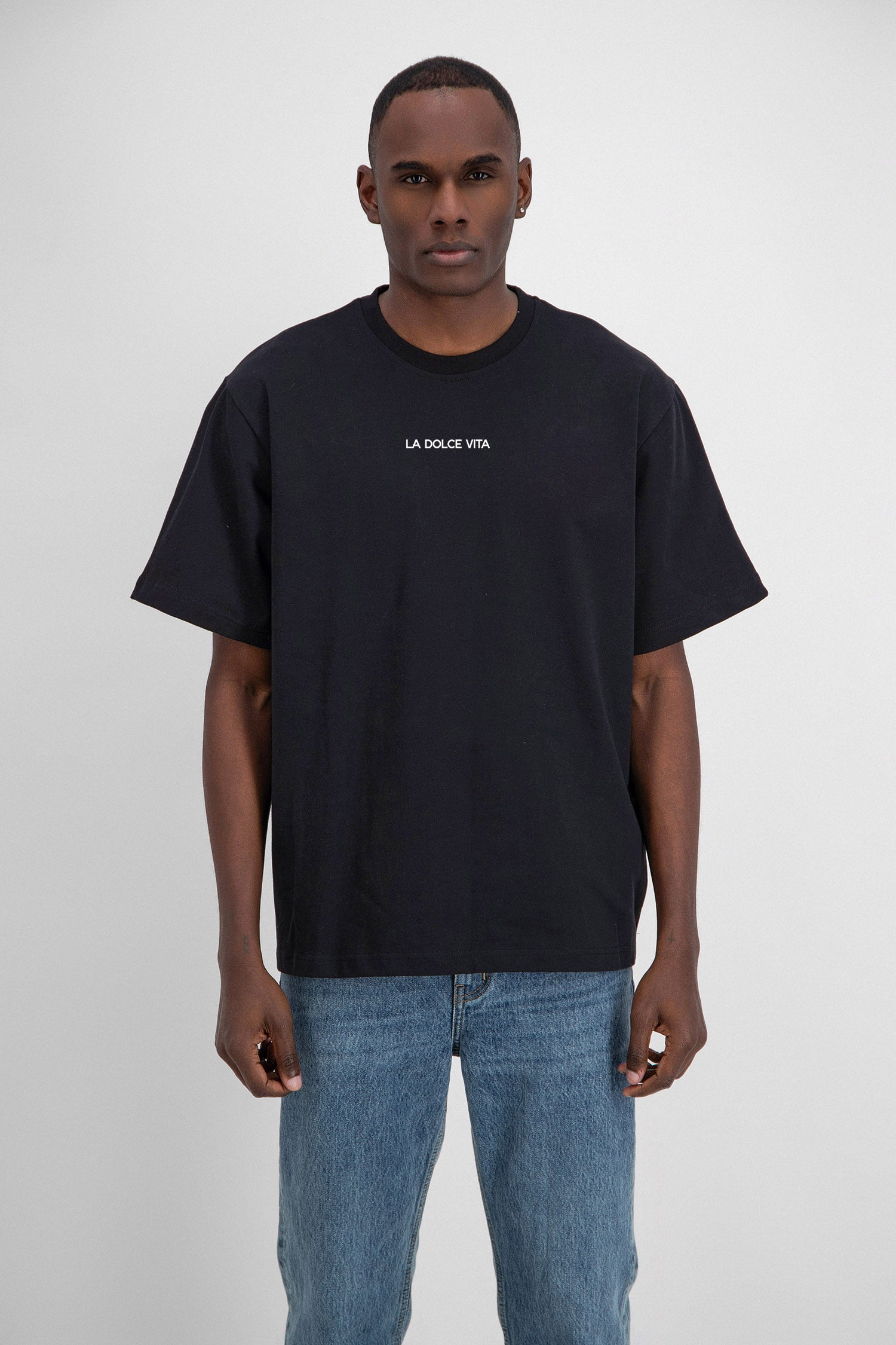 T-shirt Dolce Vita noir