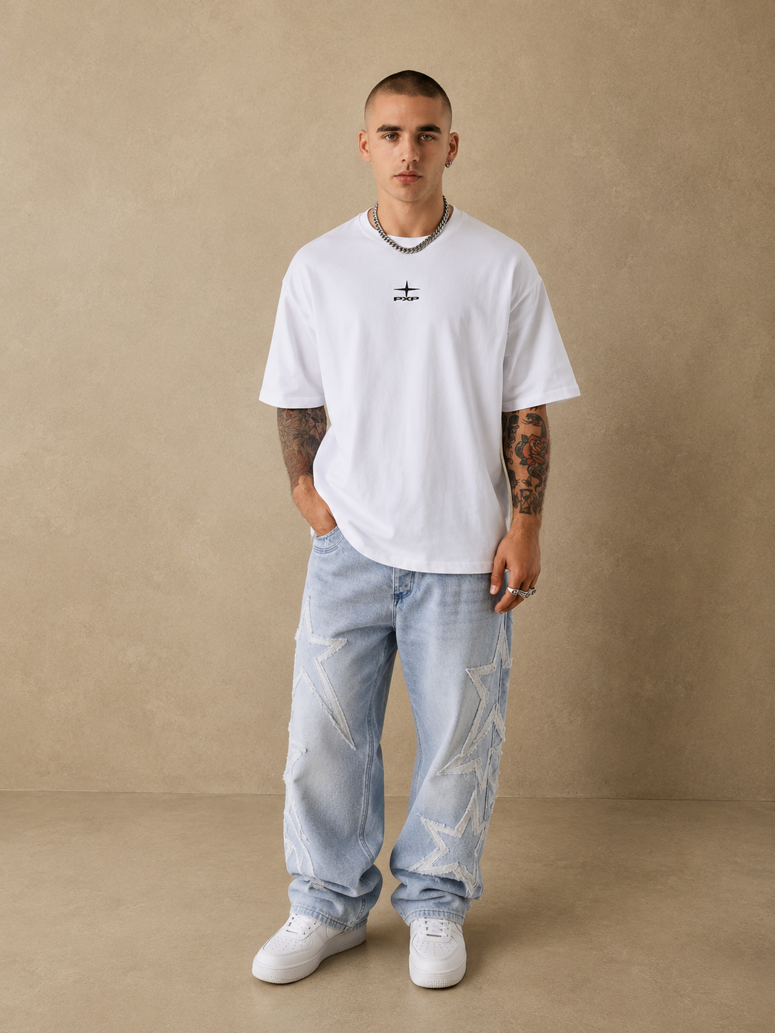 PXP - T-shirt blanc Change the game