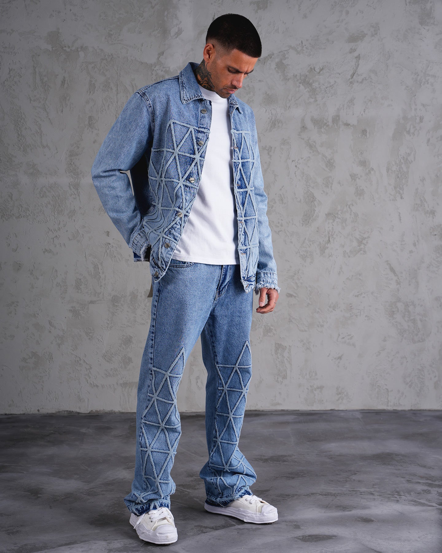 Ensemble Jean flare + Veste