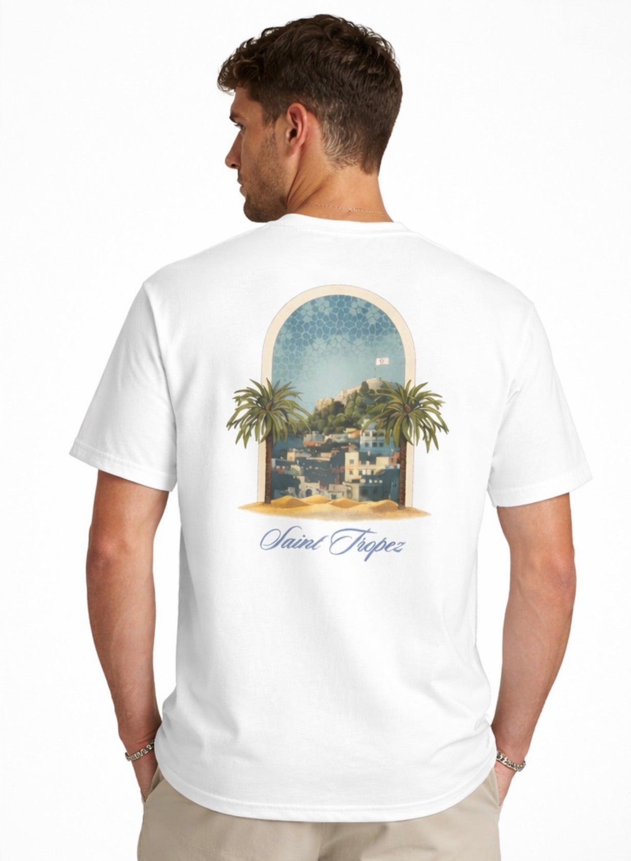 T-Shirt St Tropez blanc