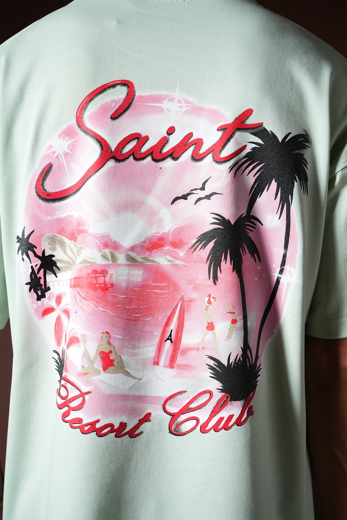 T-Shirt Resort Club mint