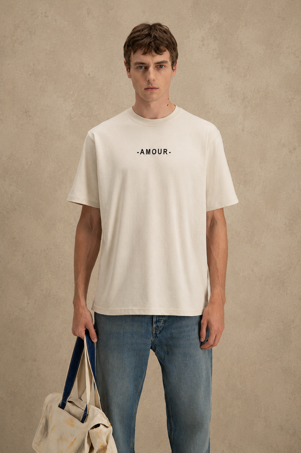 T-shirt Amour Beige