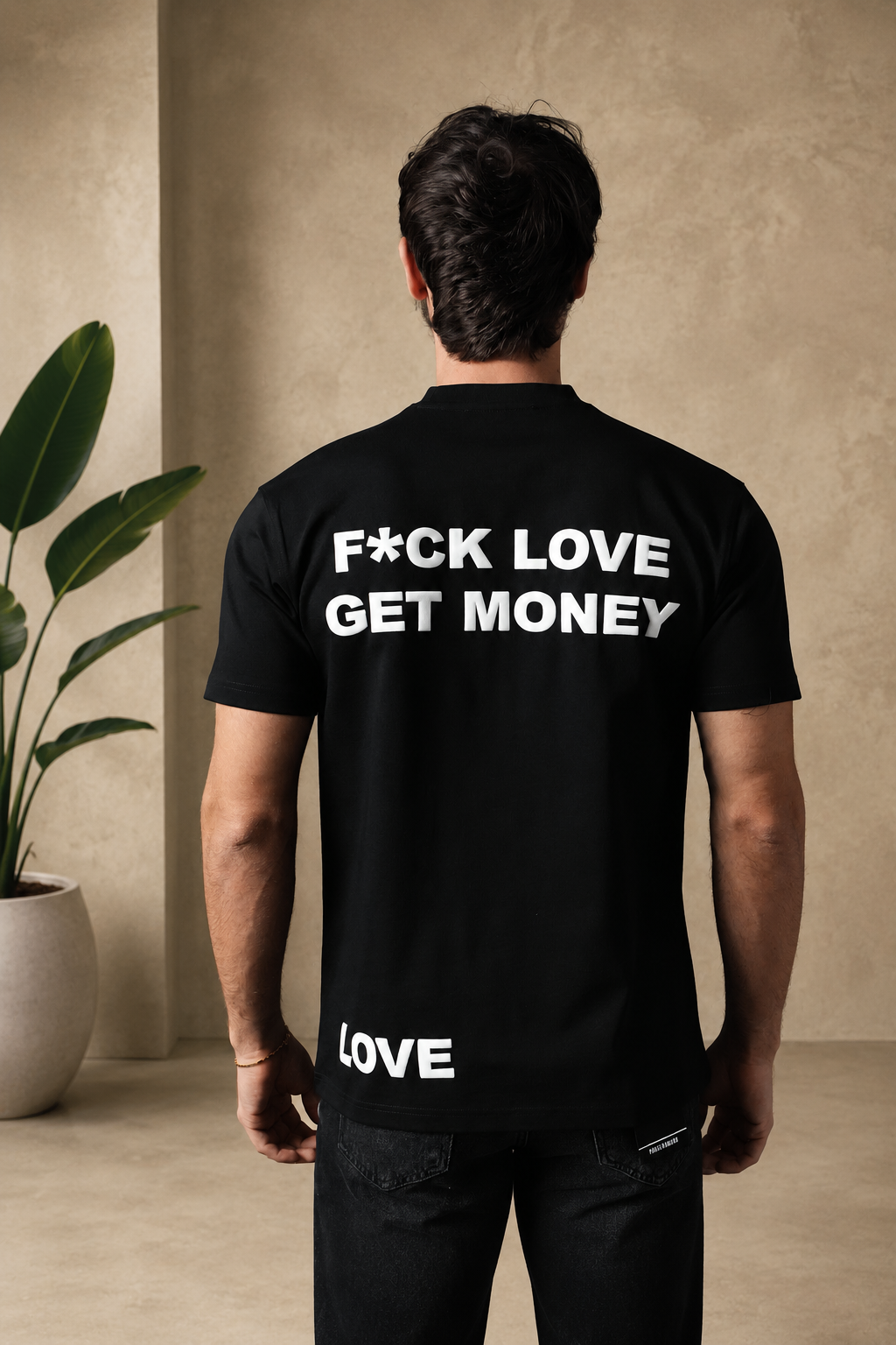 T-Shirt Get Money noir