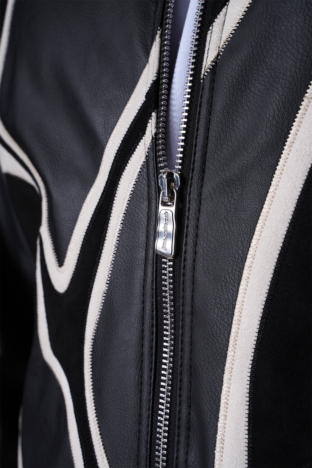 Veste Simili cuir Alpha noir