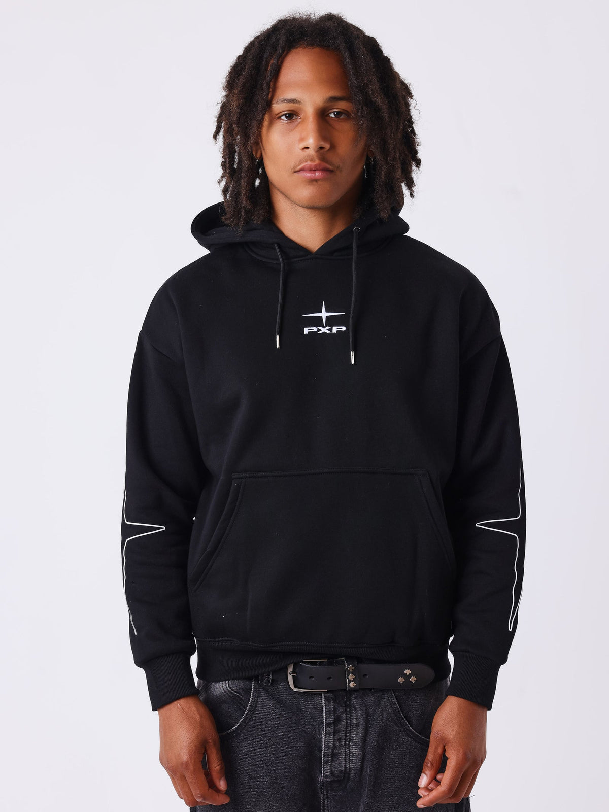 PXP -SWEAT CAPUCHE NOIR CHANGE THE GAME