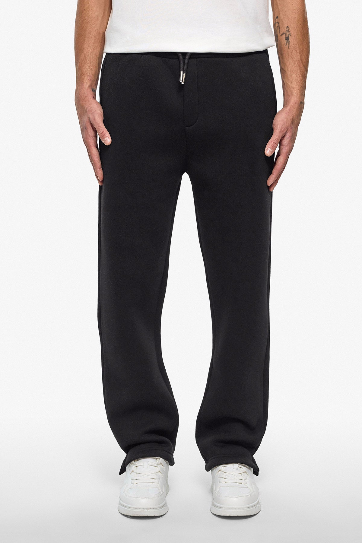 Pantalon jogg fente noir