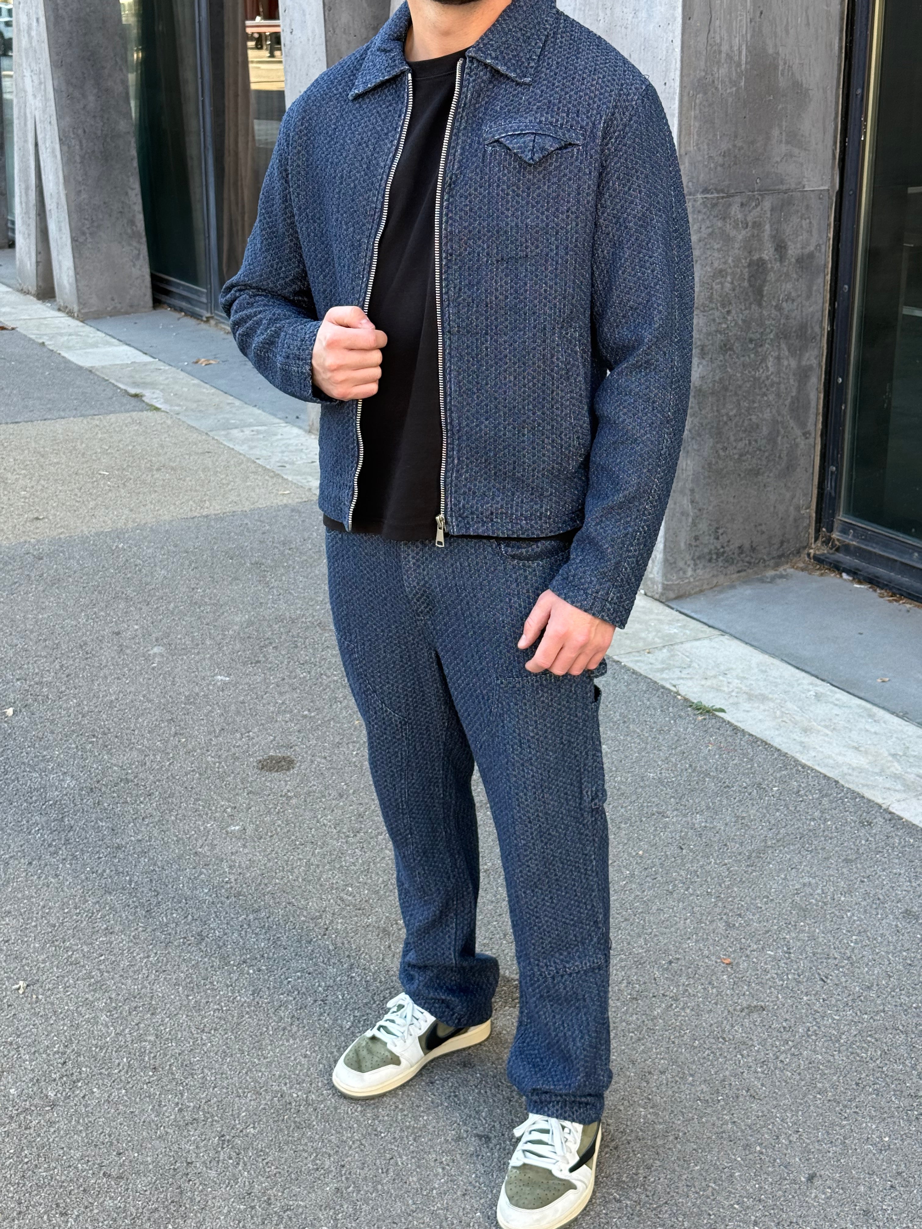 Ensemble denim veste + pantalon