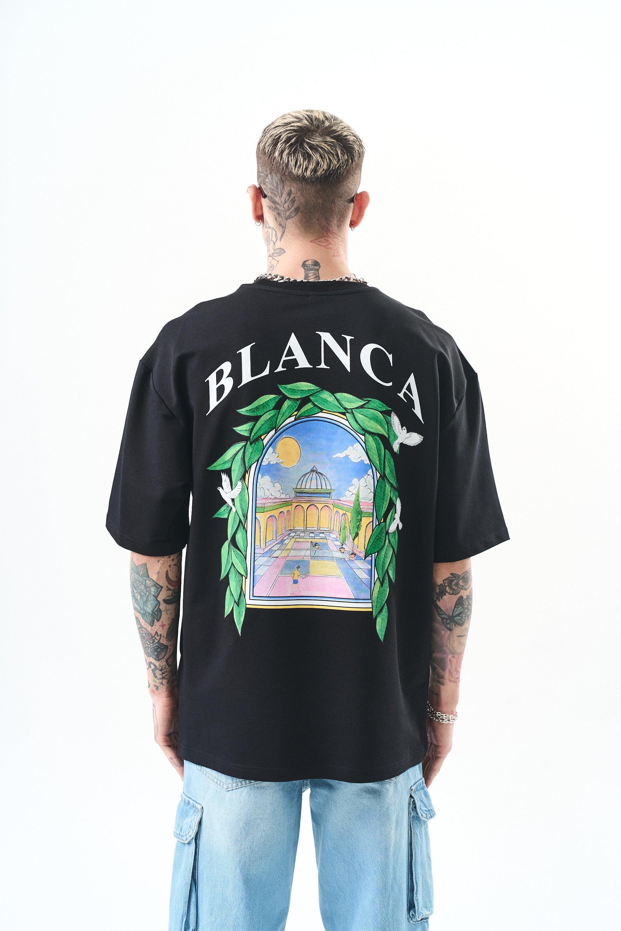 T-shirt Blanca noir