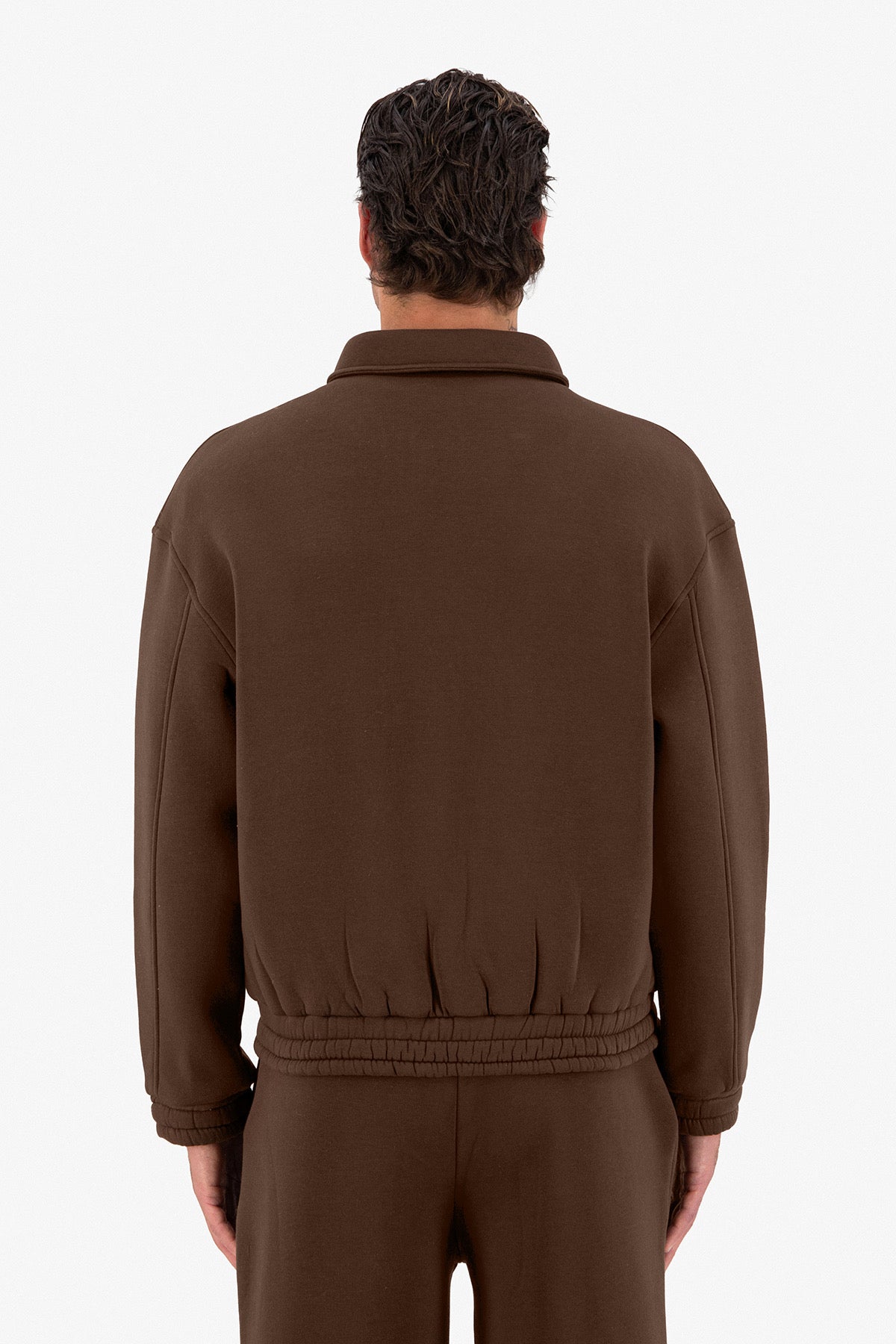 Veste marron petit cœur