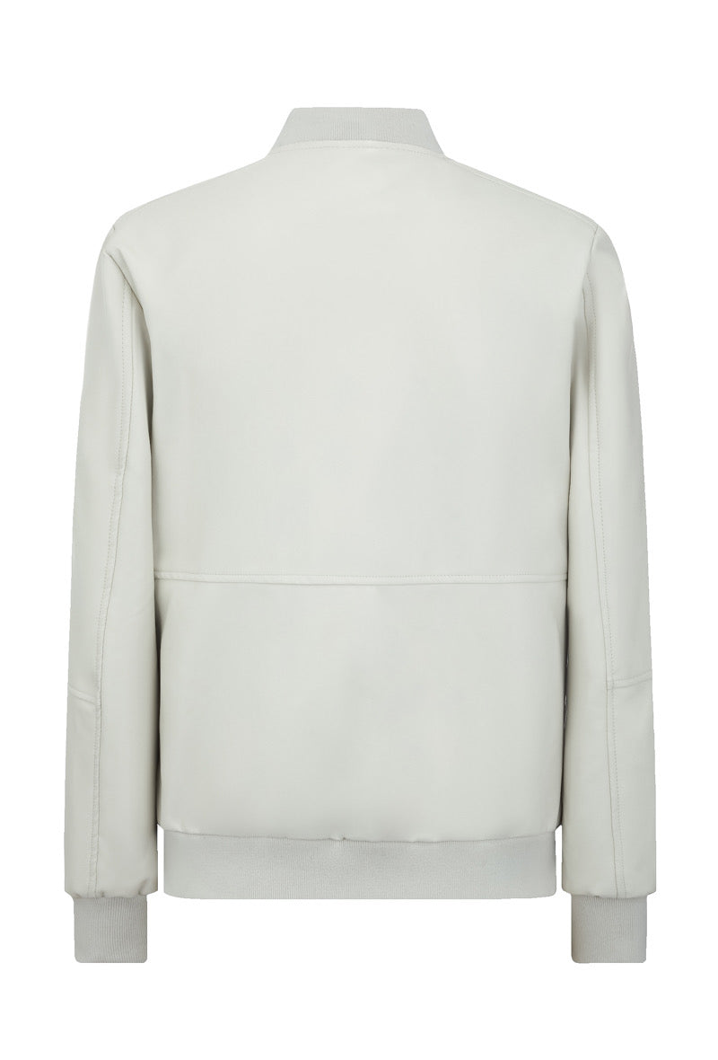 Veste Simili cuir crème