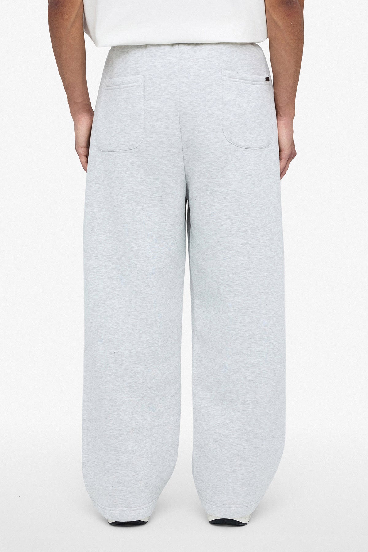 Pantalon jogging large gris