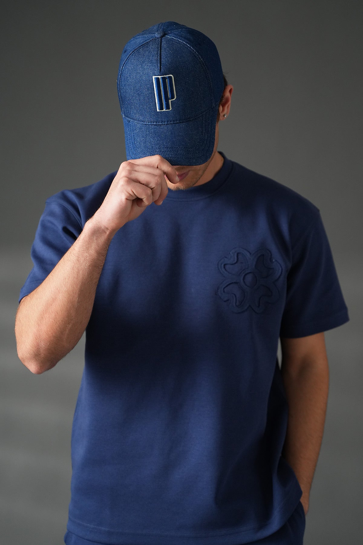 Casquette Ikao bleu jean