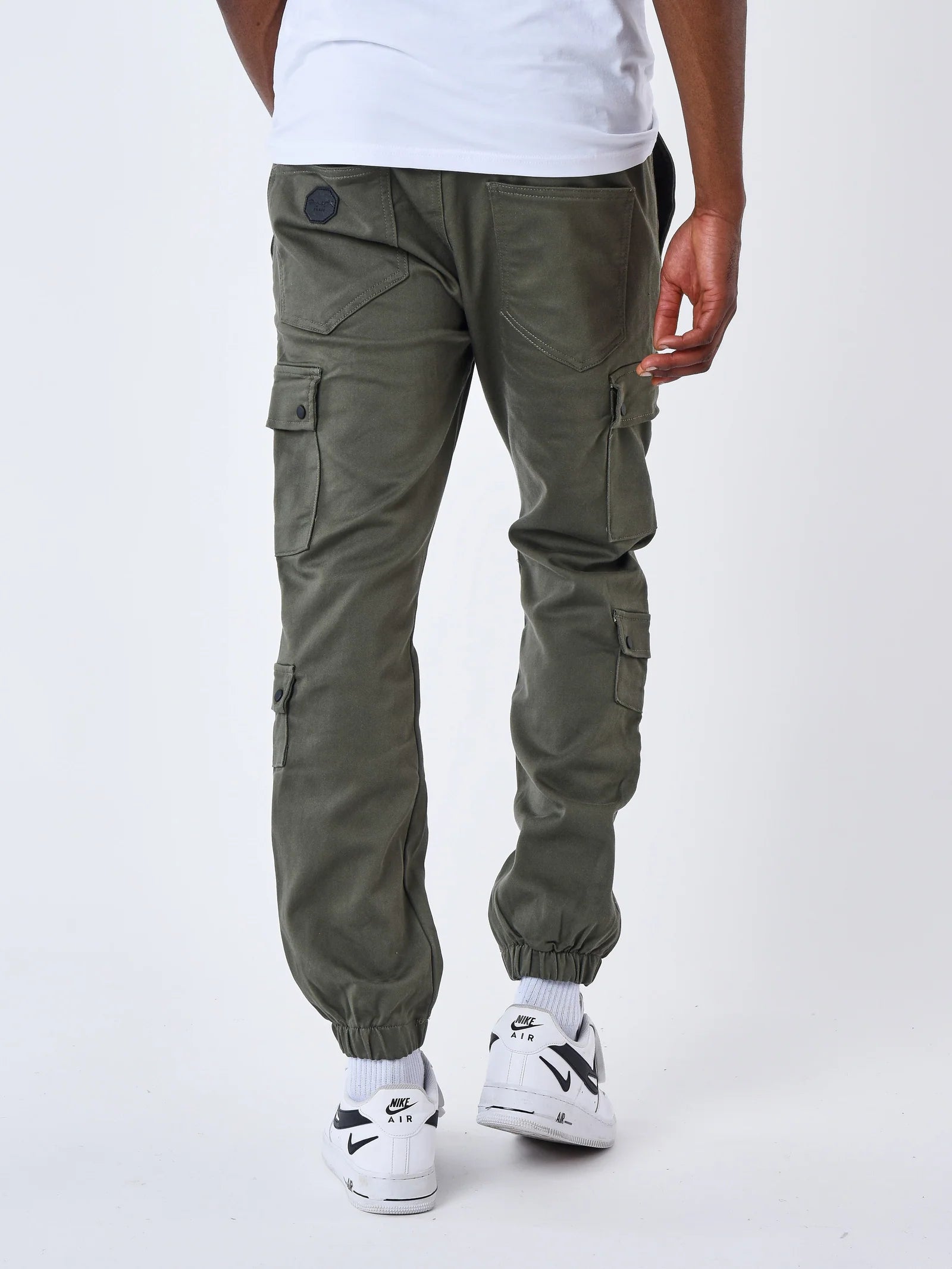 PXP - Pantalon cargo multipoches kaki