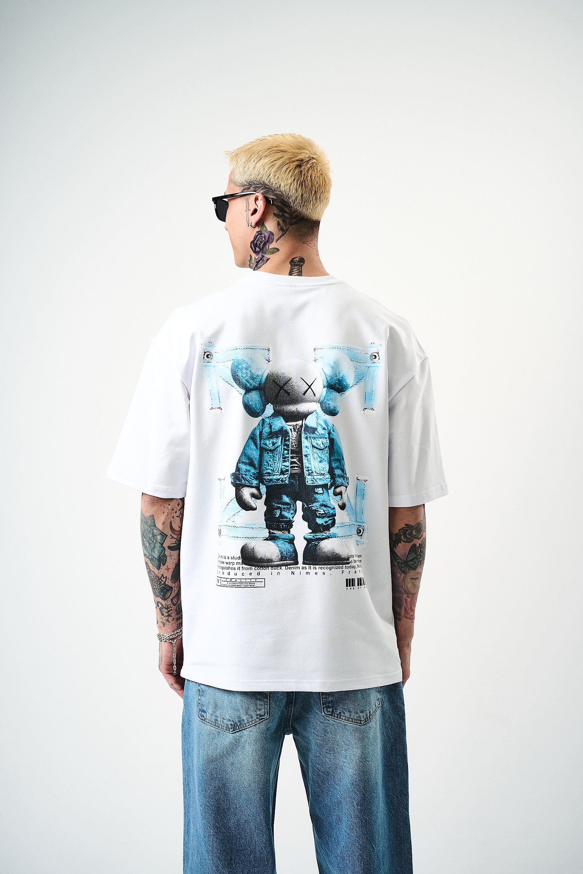 T-shirt Ourson blanc