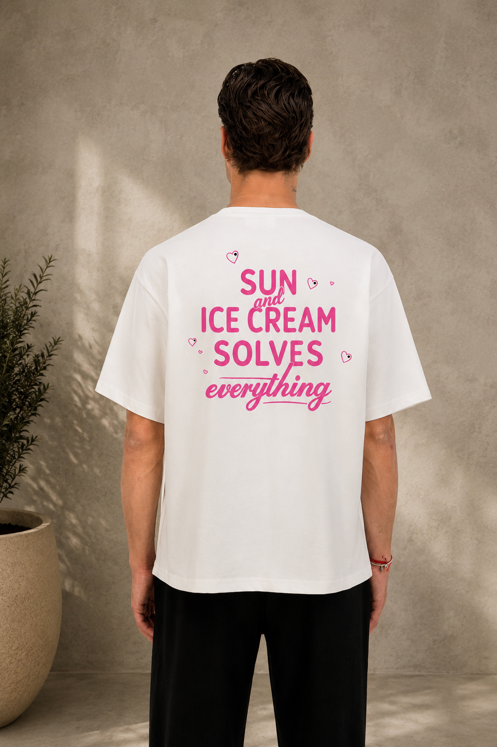 T-Shirt Ice Cream blanc